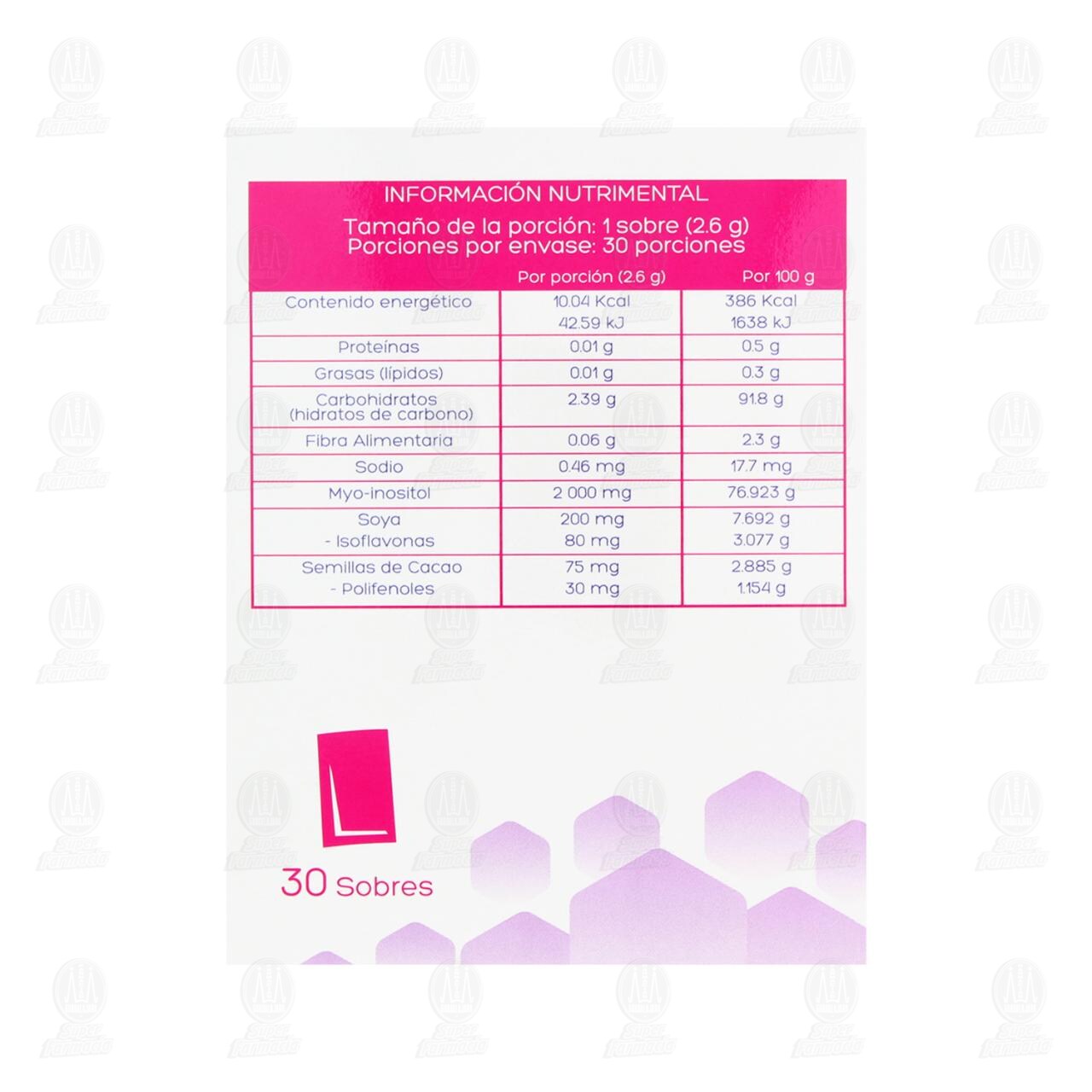 Suplemento Alimenticio Prot-Age con Edulcorantes, 30 Sobres de 2.6 gr c/u. image number 2