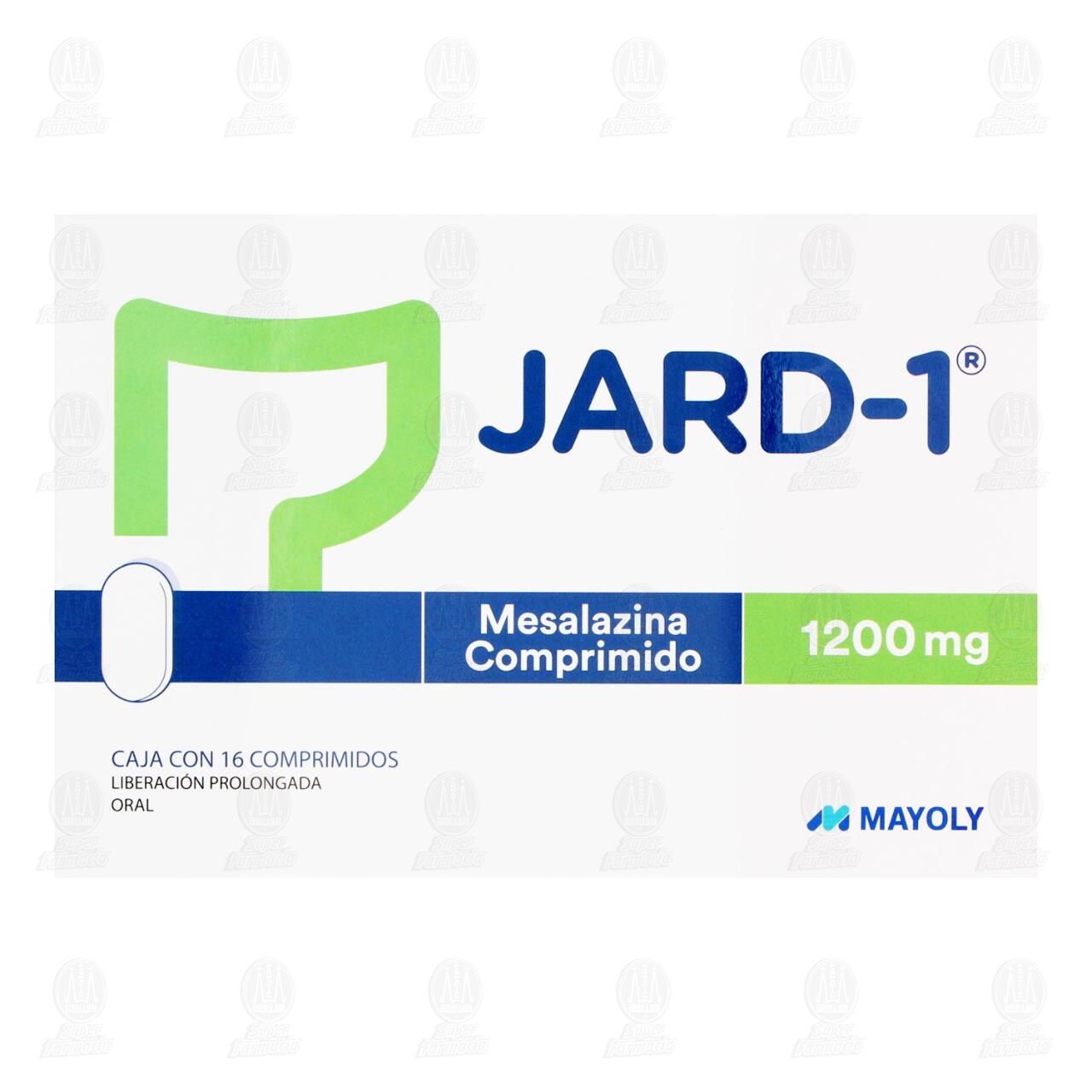 Jard-1 1200 mg, 16 Comprimidos. image number 1