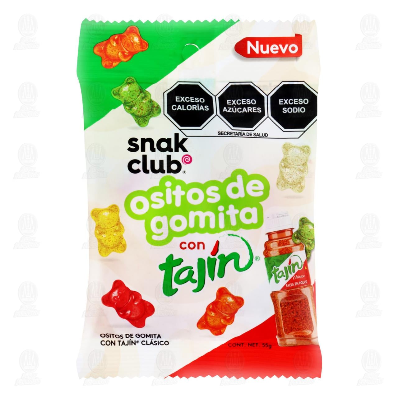 Ositos de Gomita Snak Club con Taj&iacute;n, 55 gr. image number 0