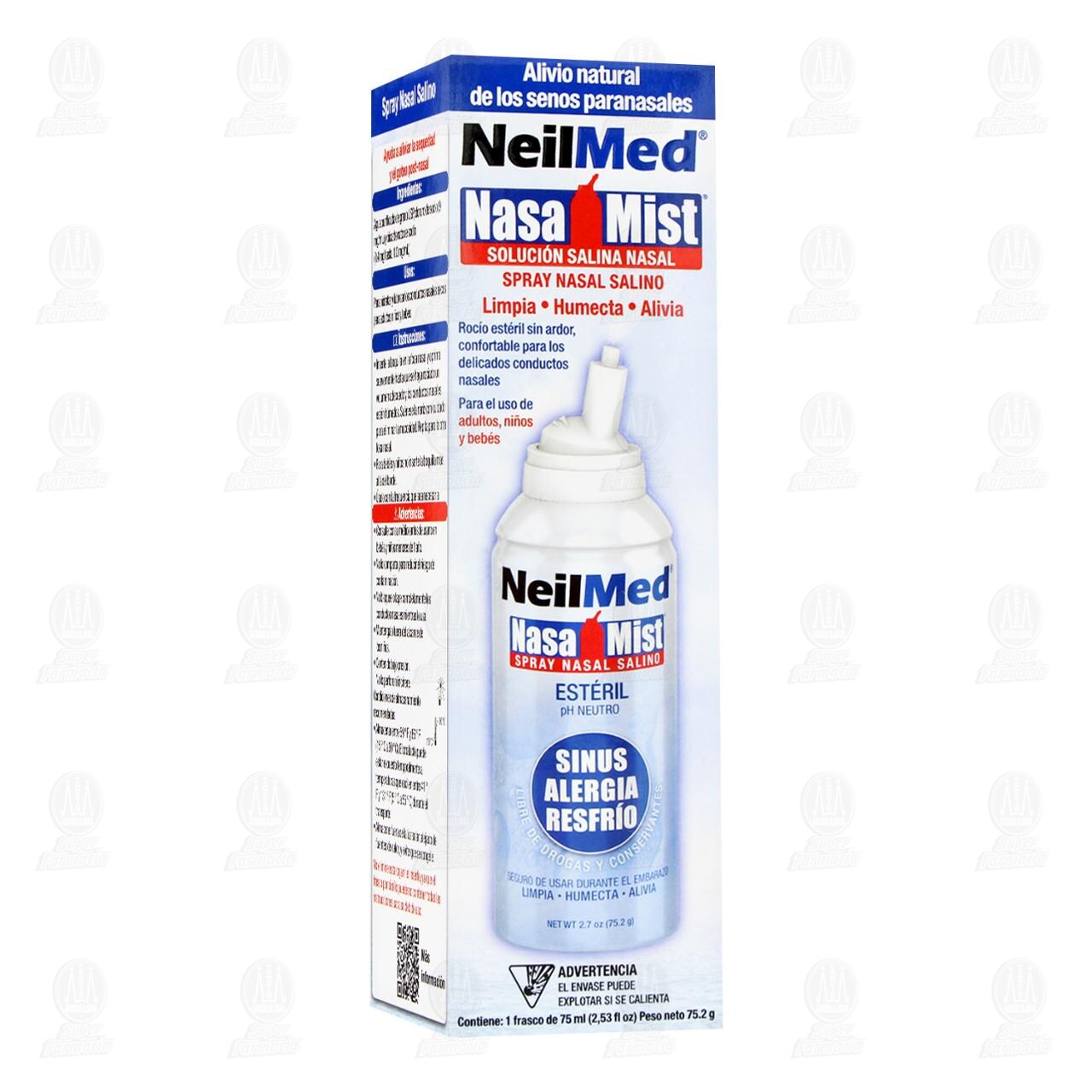 Neilmed Soluci&oacute;n Nasal Salina, 75 ml. image number 0