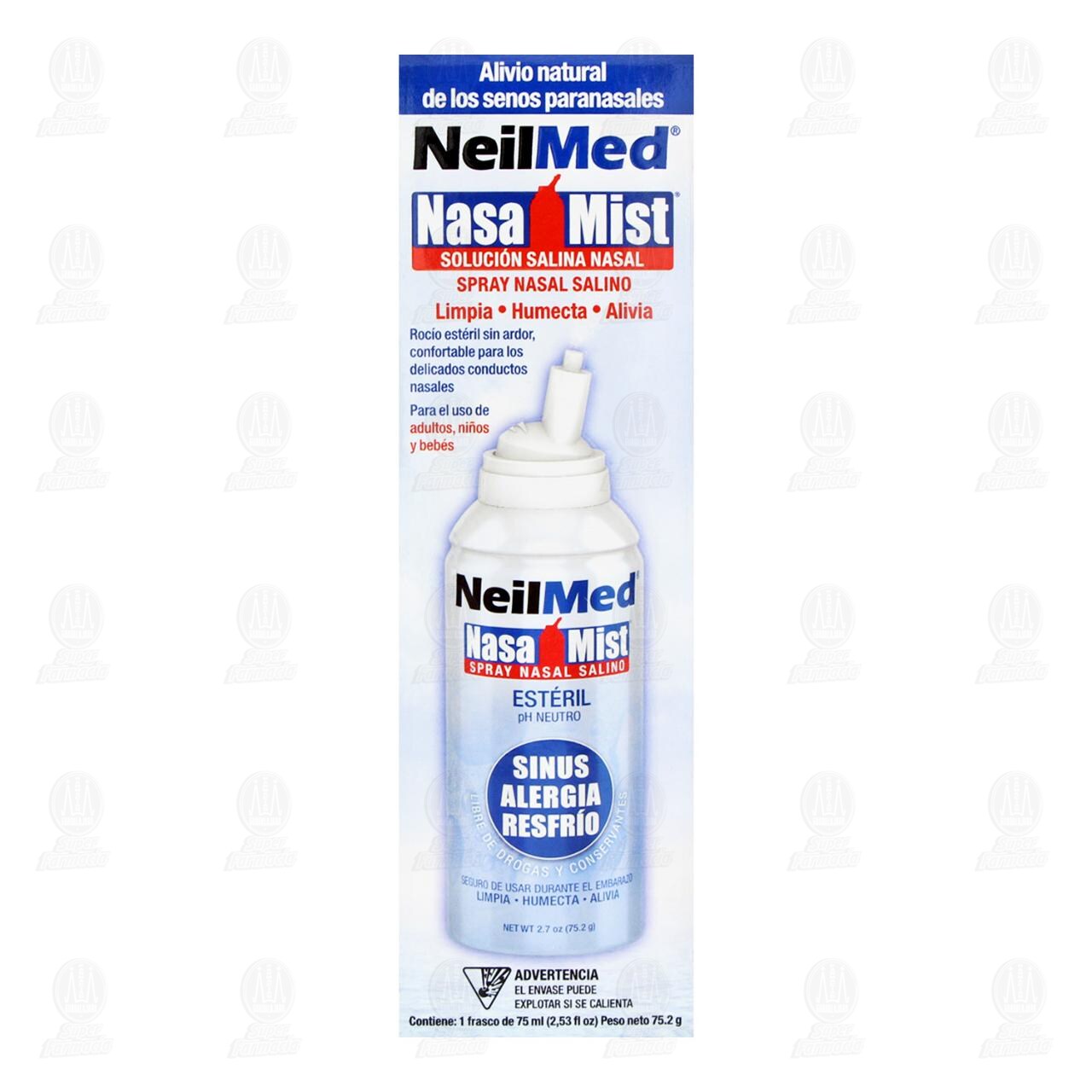 Neilmed Soluci&oacute;n Nasal Salina, 75 ml. image number 1