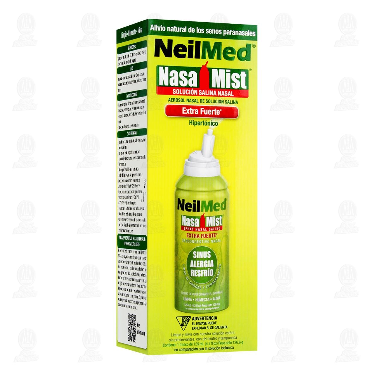 Neimeld Soluci&oacute;n Salina Nasal Extra Fuerte Hipert&oacute;nico en Aerosol, 125 ml. image number 0
