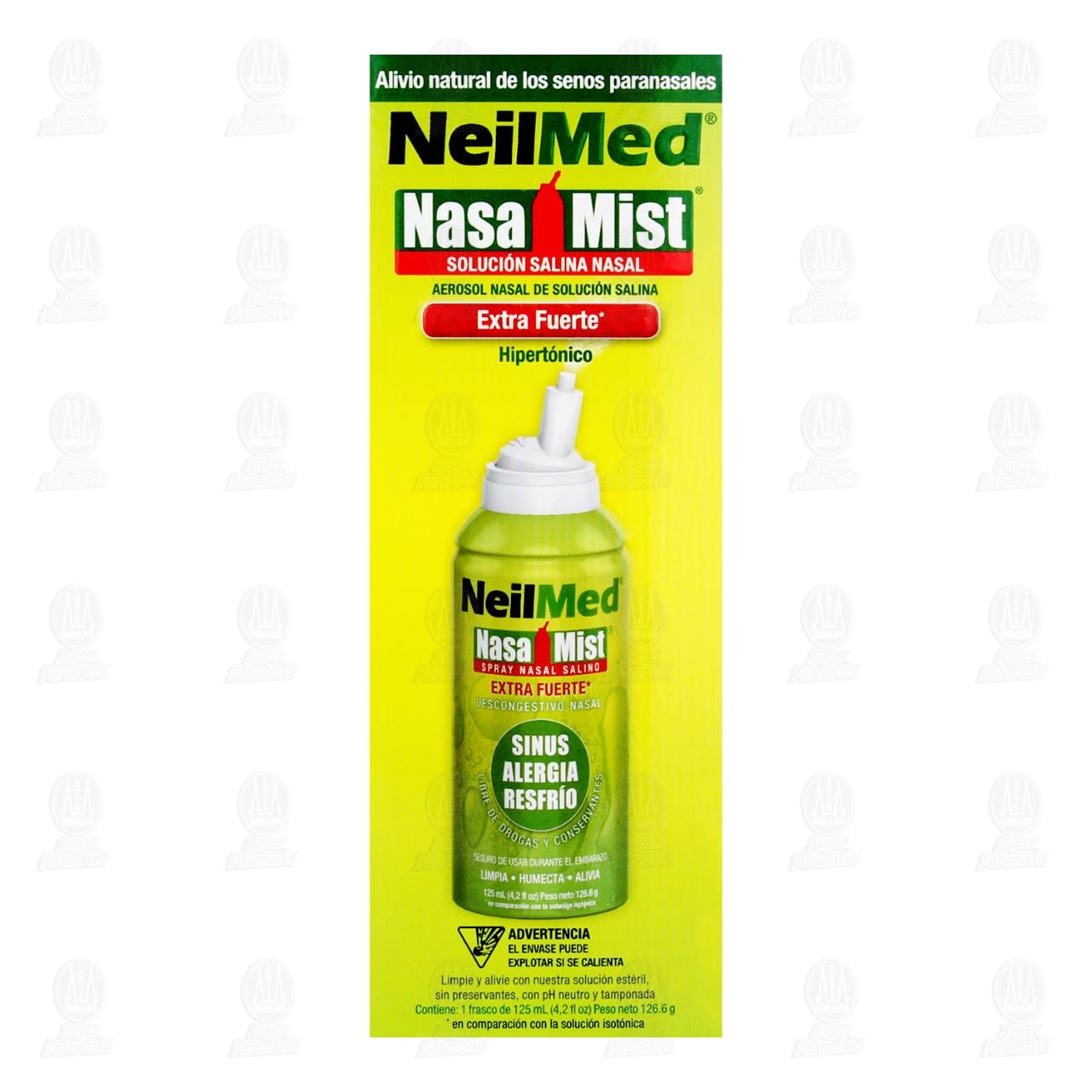 Neimeld Soluci&oacute;n Salina Nasal Extra Fuerte Hipert&oacute;nico en Aerosol, 125 ml. image number 1