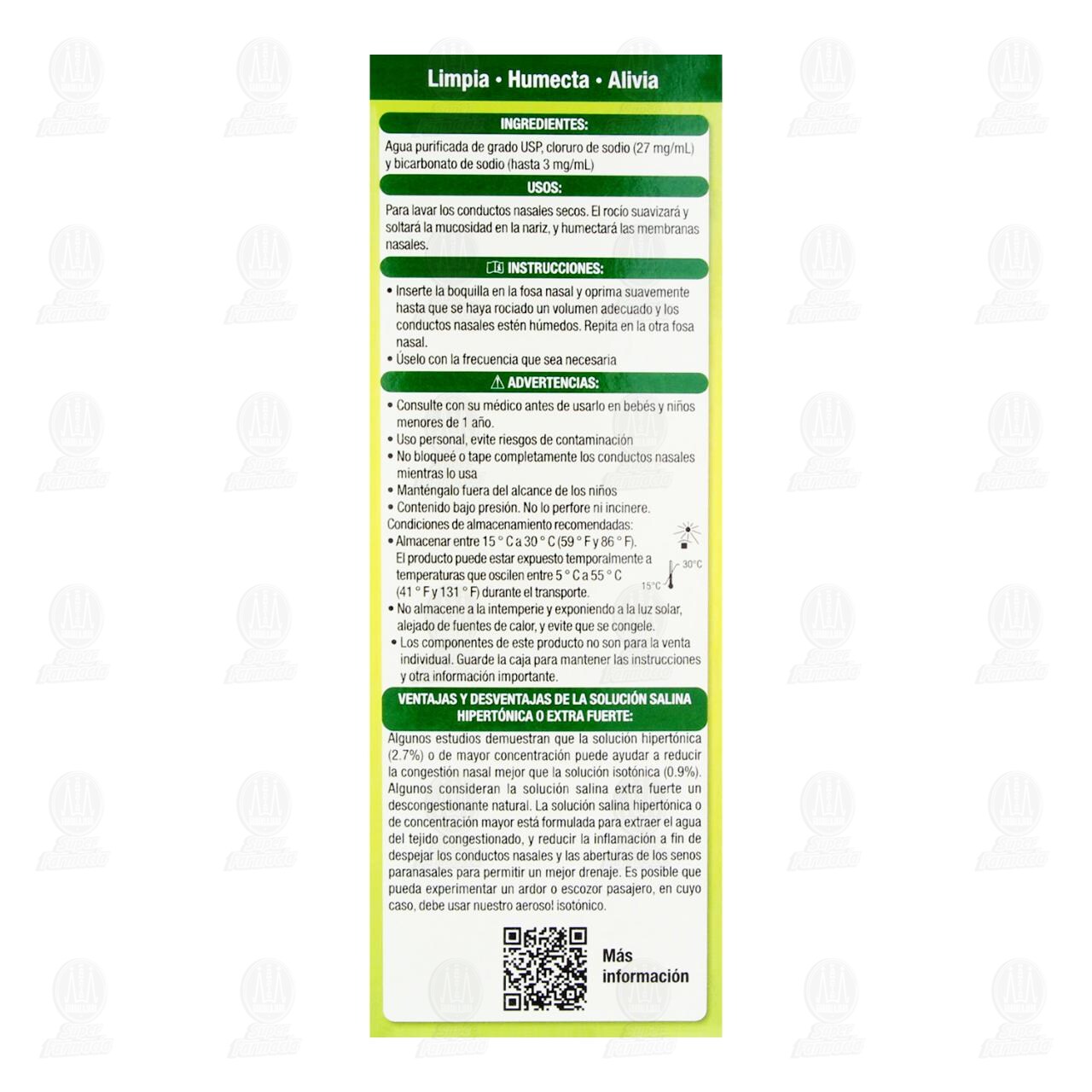 Neimeld Soluci&oacute;n Salina Nasal Extra Fuerte Hipert&oacute;nico en Aerosol, 125 ml. image number 2
