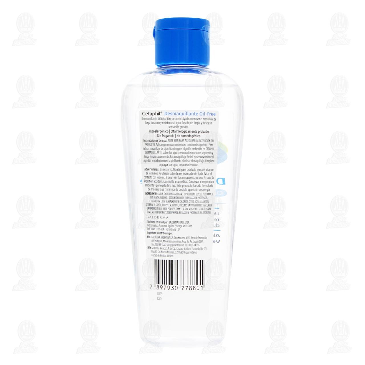 Cetaphil Desmaquillante Piel Sensible, 177 ml. image number 2