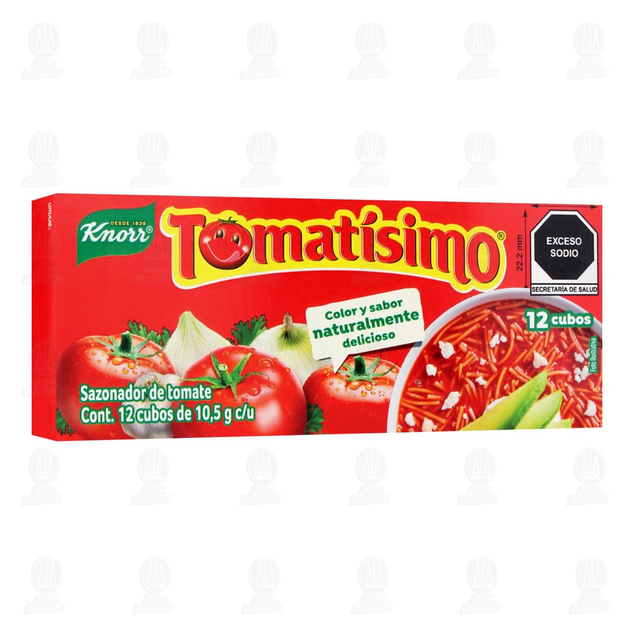 Imagen para Sazonador de Tomate Knorr Tomatísimo, 12 Cubos.