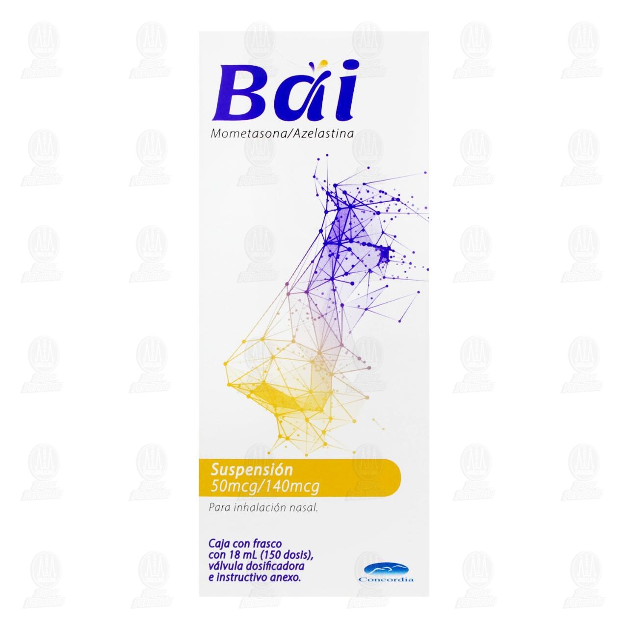 Bai Suspensi&oacute;n para Inhalaci&oacute;n Nasal 50mcg/140mcg, 18 ml 150 Dosis. image number 1