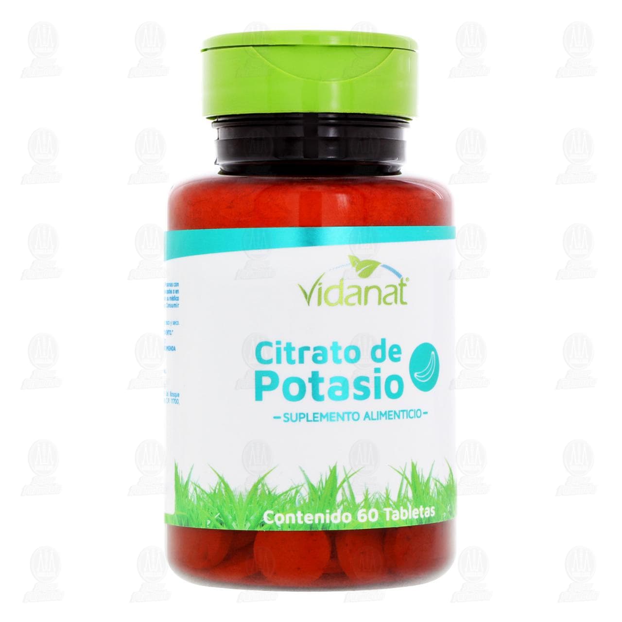 Imagen para Citrato de Potasio Vidanat Suplemento Alimenticio, 60 Tabletas.