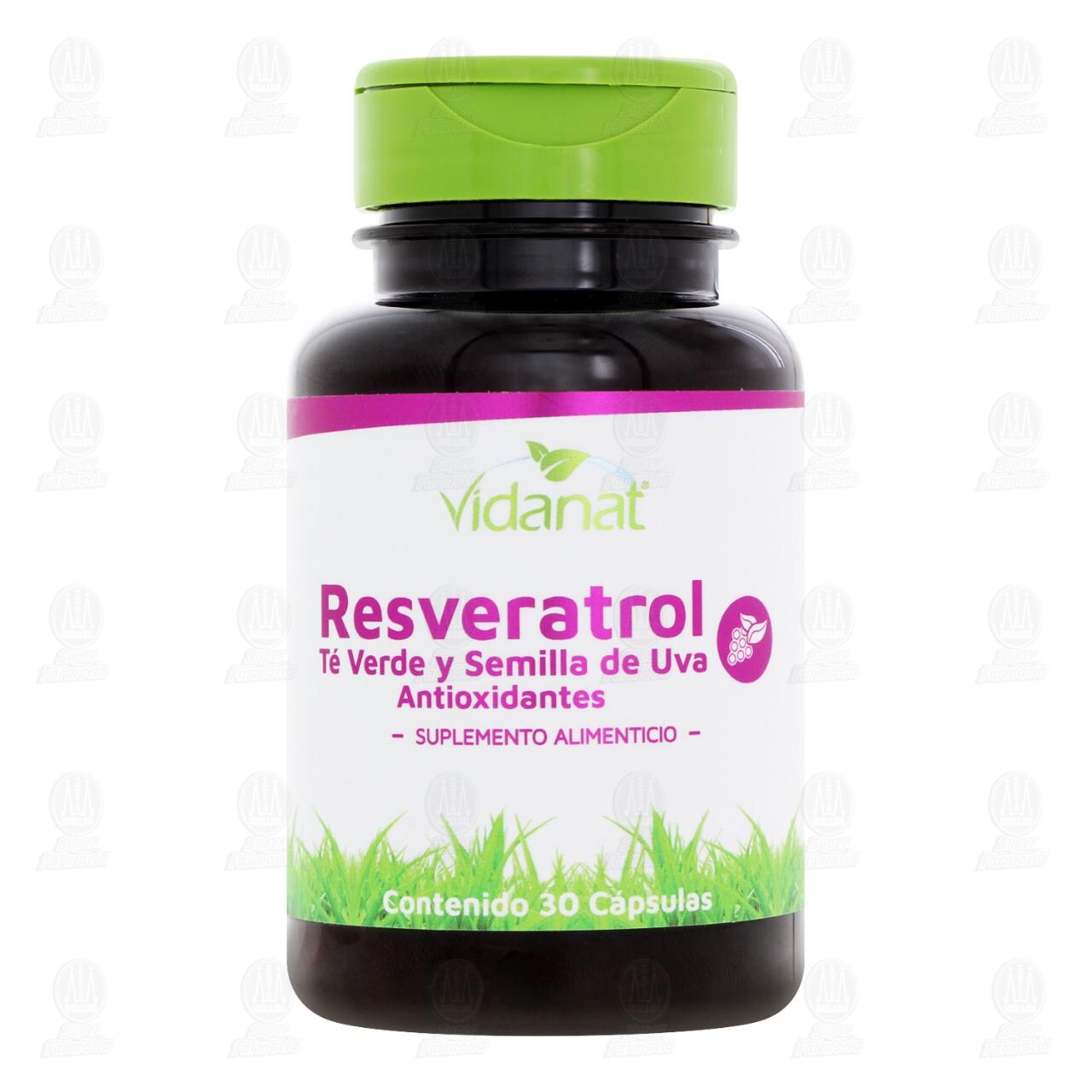 Resveratrol Vidanat Suplemento Alimenticio, 30 C&aacute;psulas. image number 1