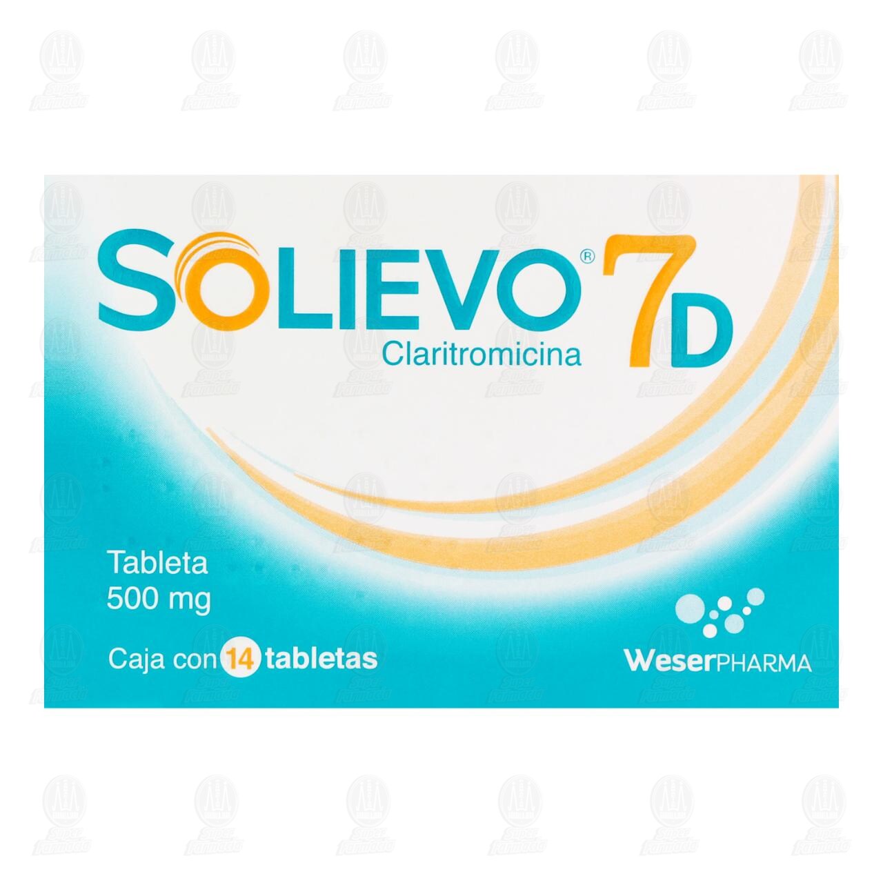 Solievo 7D 500 mg, 14 Tabletas. image number 1
