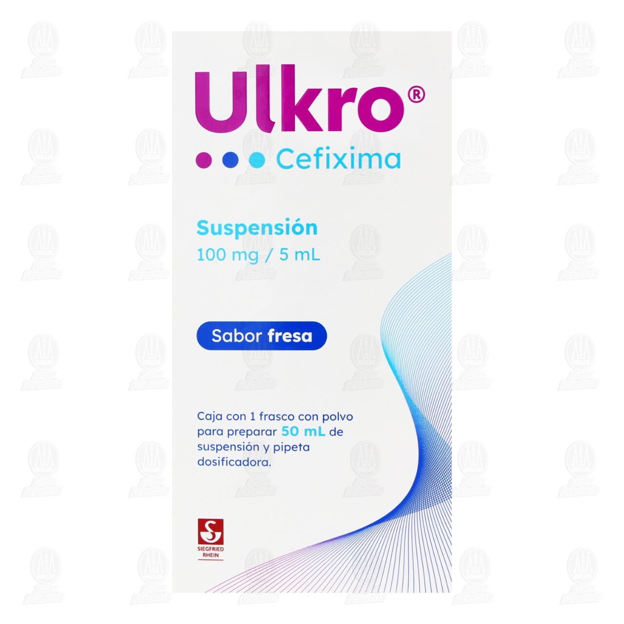 Ulkro 100mg/5ml Suspensi&oacute;n Sabor Fresa, 50 ml. image number 1