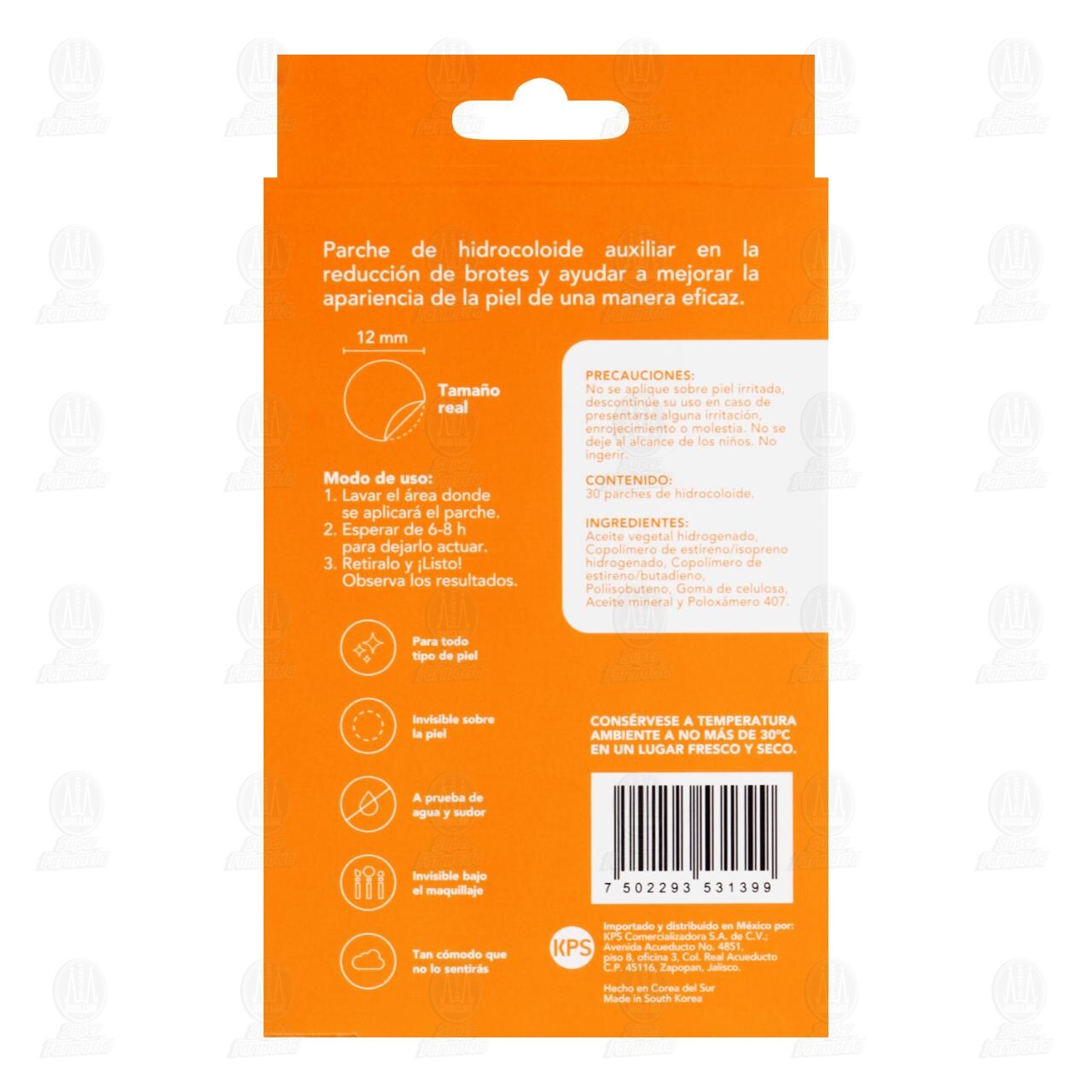 Parches Alux Skin Auxiliares para el Acn&eacute;, 30 Parches. image number 1