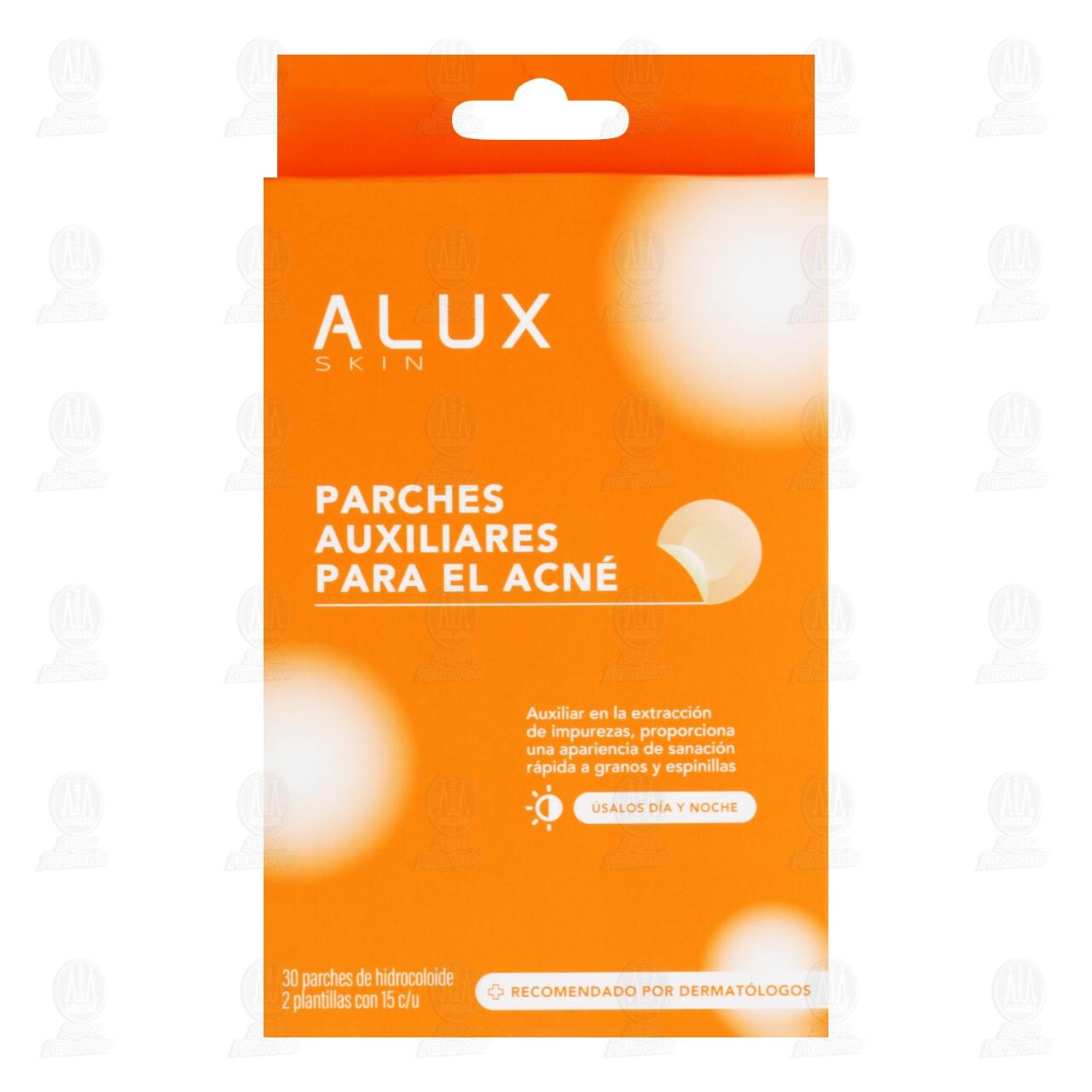 Parches Alux Skin Auxiliares para el Acn&eacute;, 30 Parches. image number 0