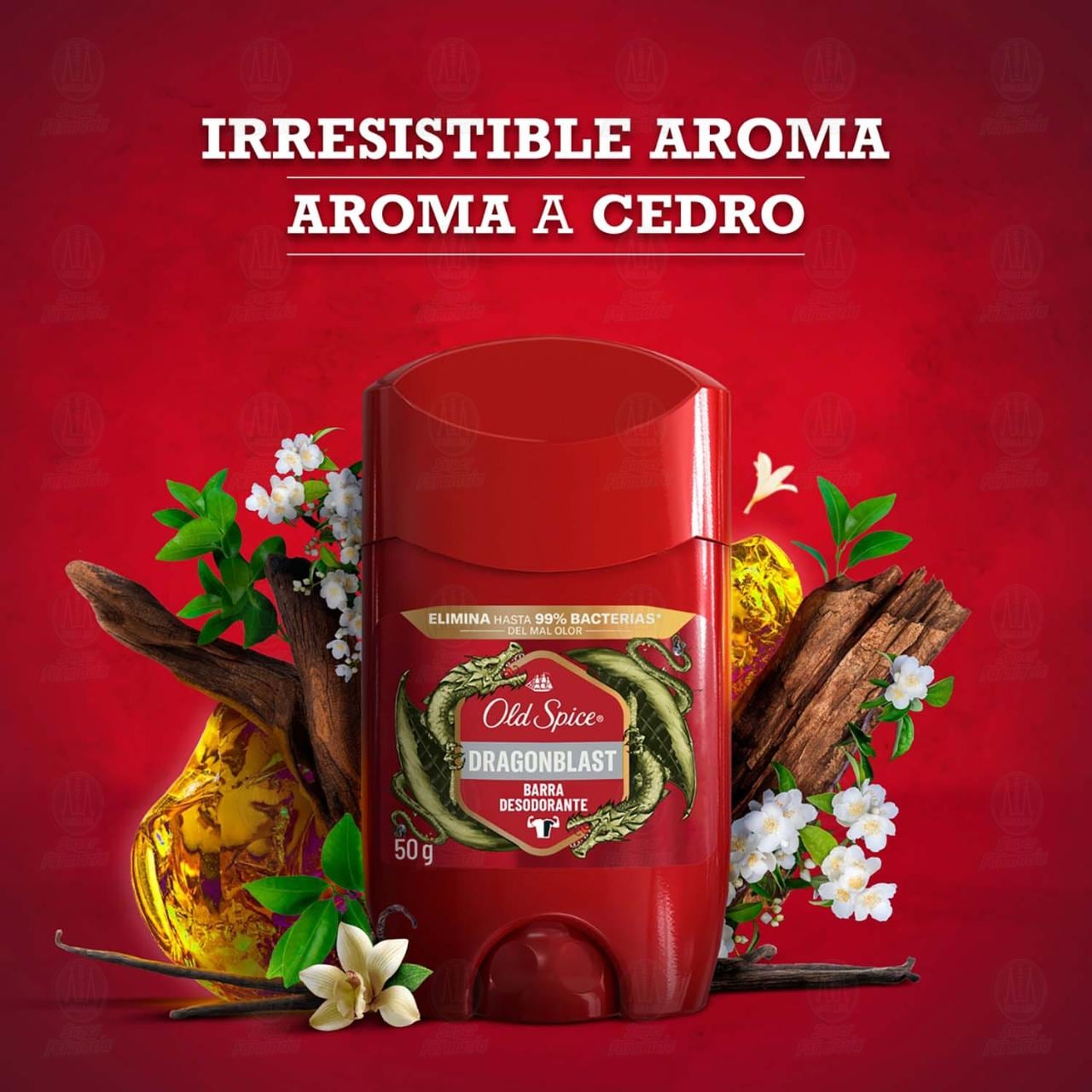 Desodorante Old Spice Dragonblast Aroma a Cedro en Barra, 50 gr. image number 3