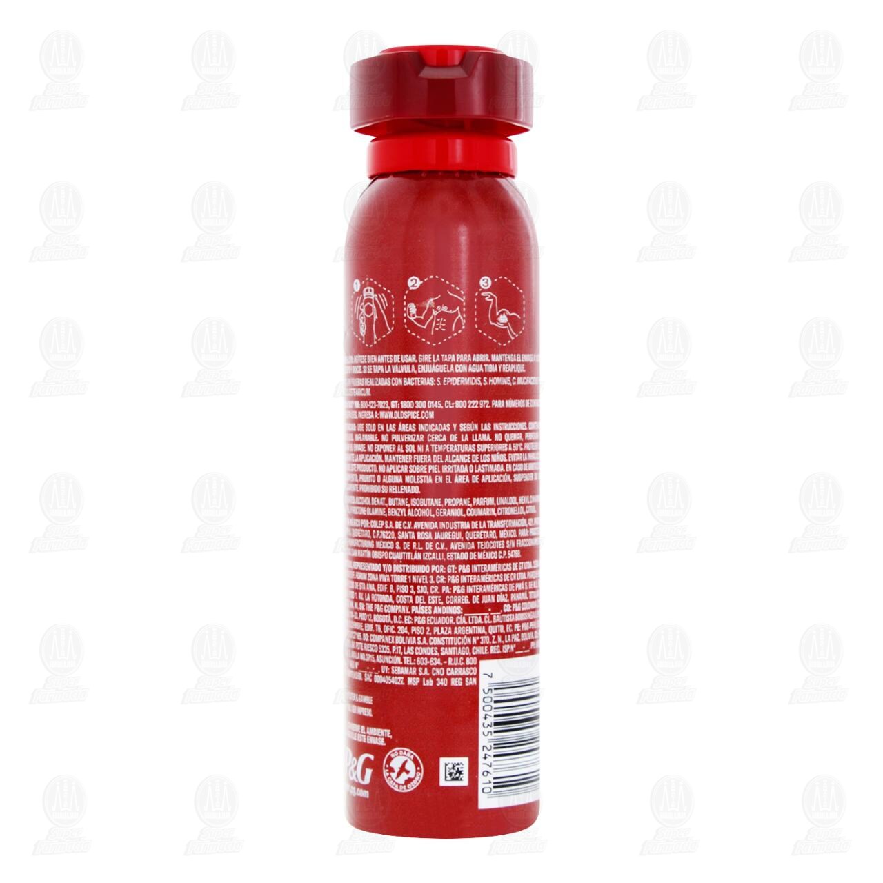 Body Spray Desodorante Old Spice Dragonblast Aroma a Cedro en Aerosol, 150 ml. image number 2