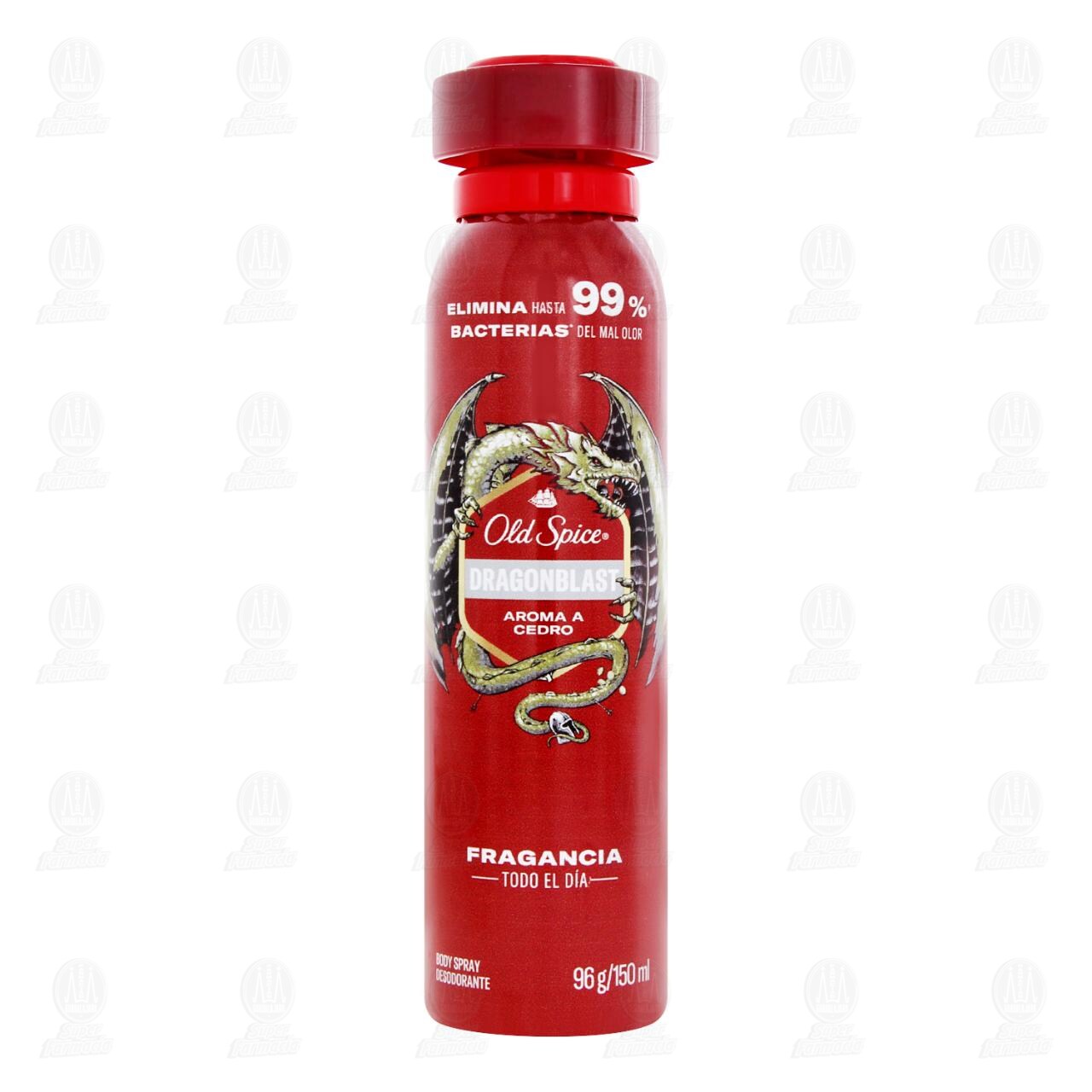 Body Spray Desodorante Old Spice Dragonblast Aroma a Cedro en Aerosol, 150 ml. image number 1