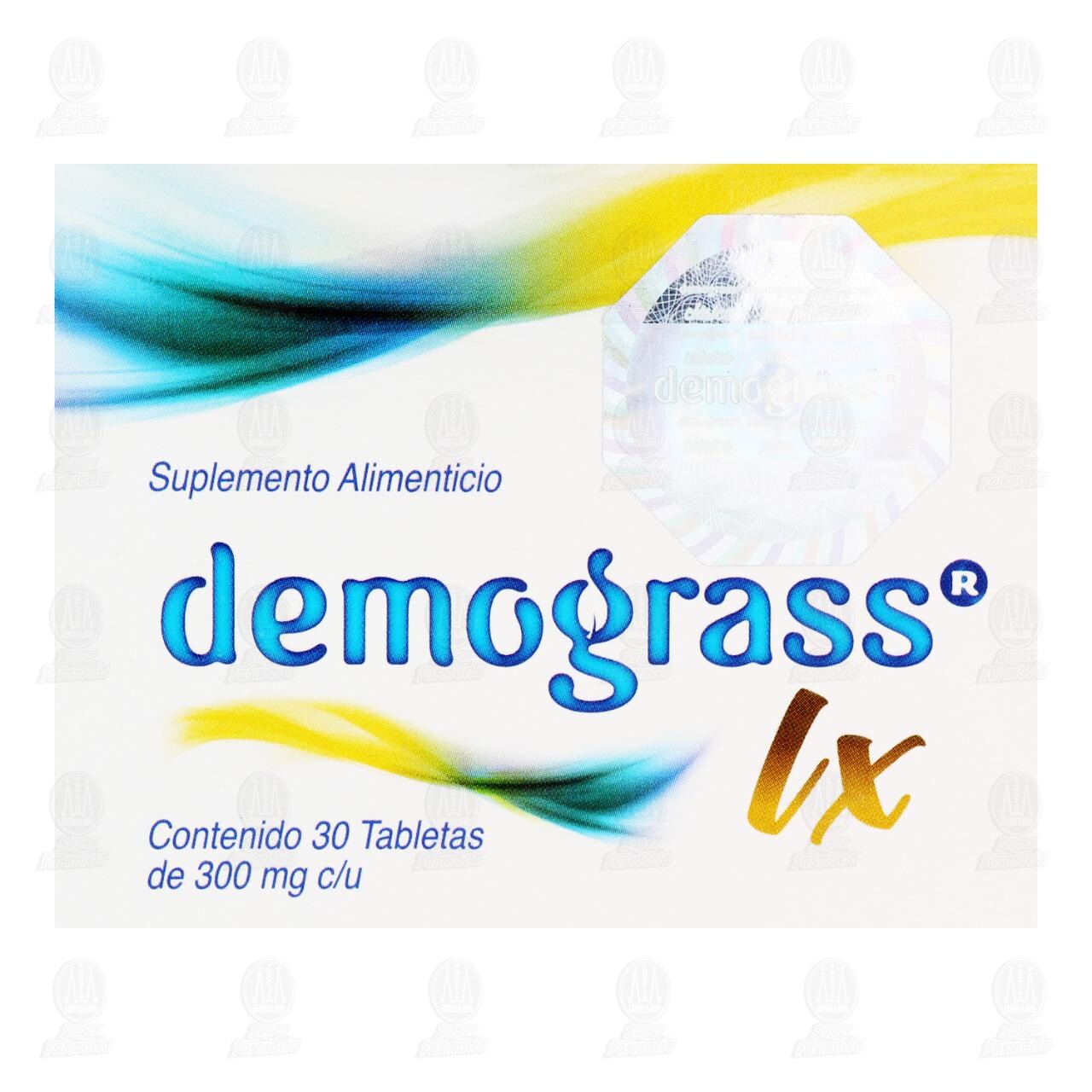 Demograss Lx 300 mg, 30 Tabletas. image number 1