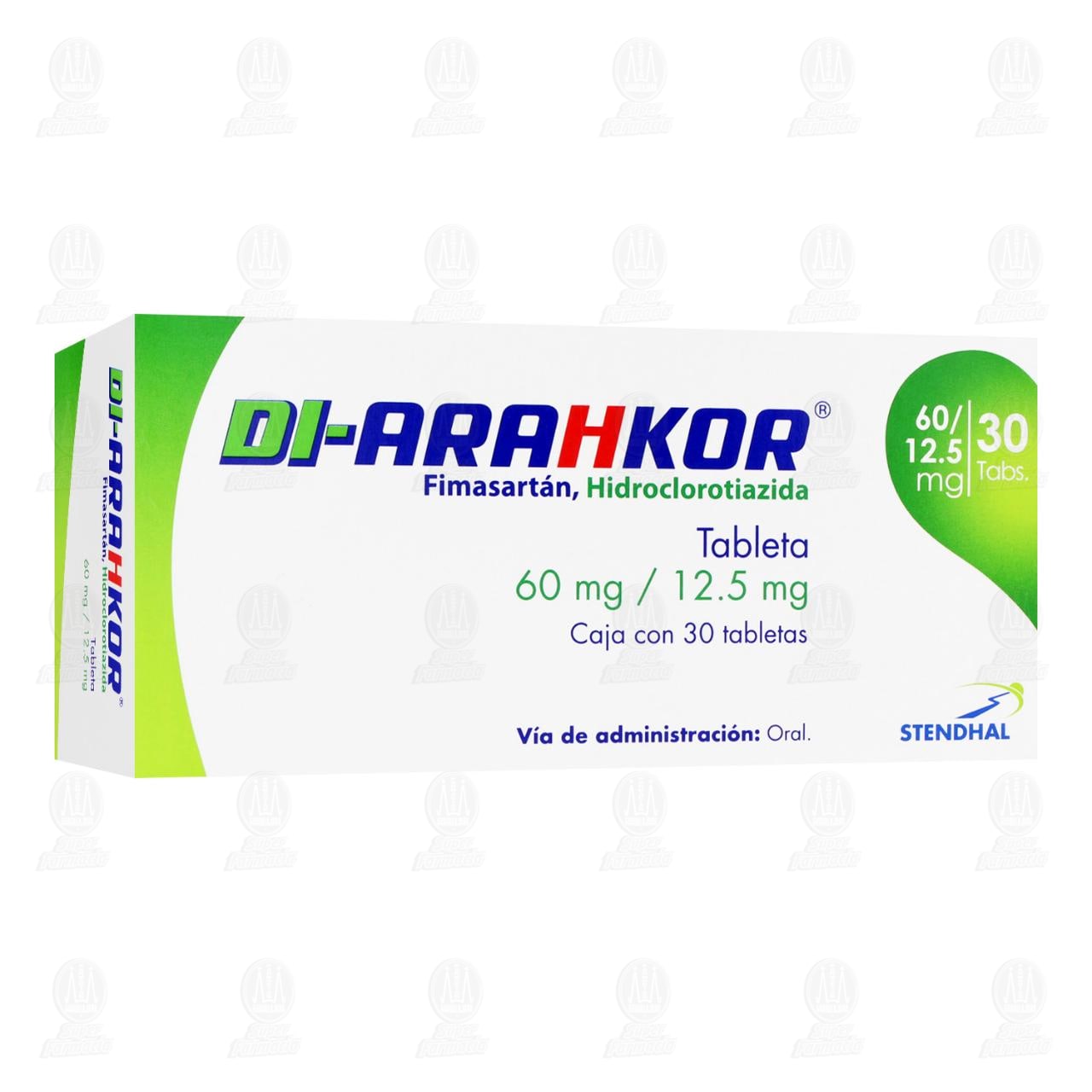 Di-Arahkor 60mg/12.5mg, 30 Tabletas. image number 0