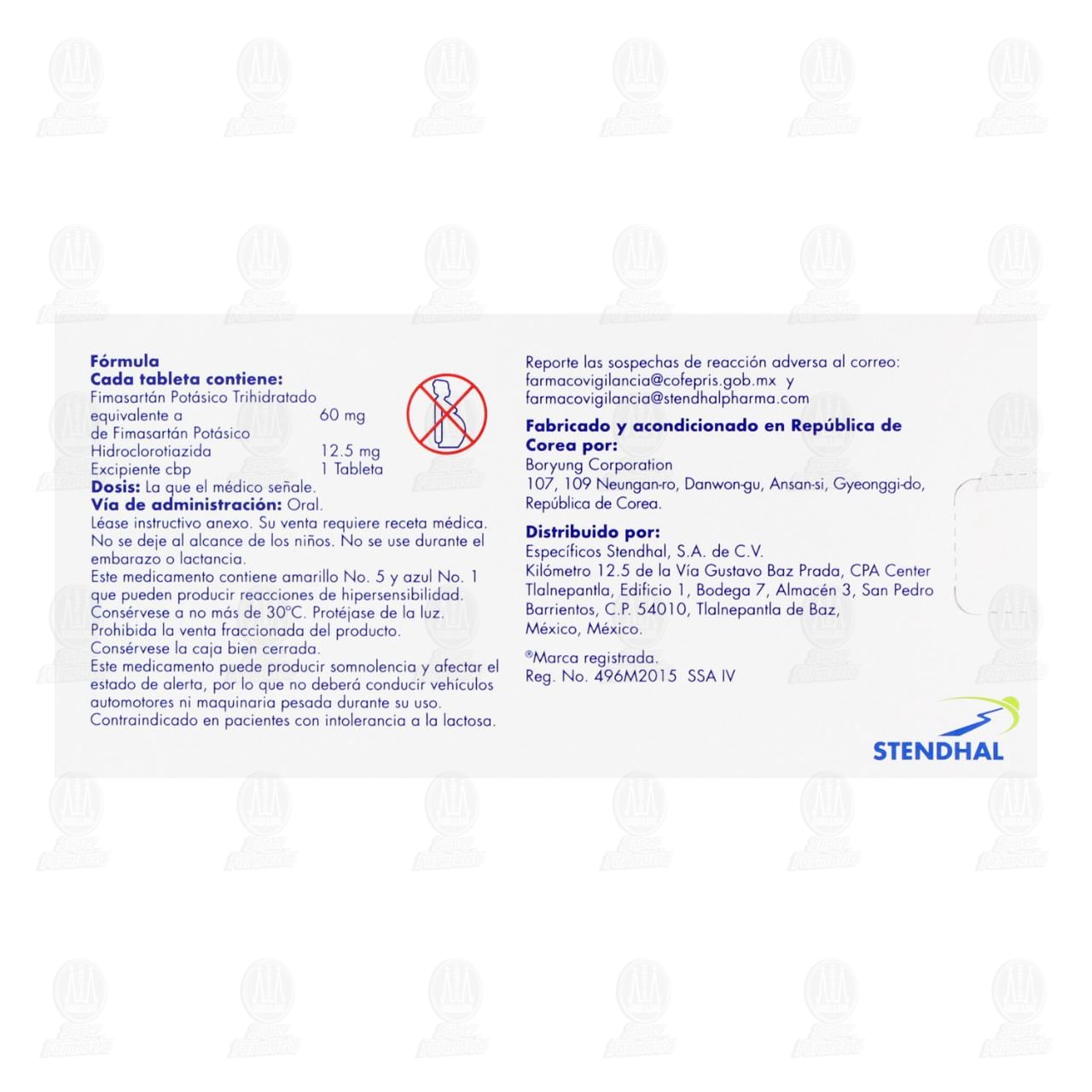 Di-Arahkor 60mg/12.5mg, 30 Tabletas. image number 2