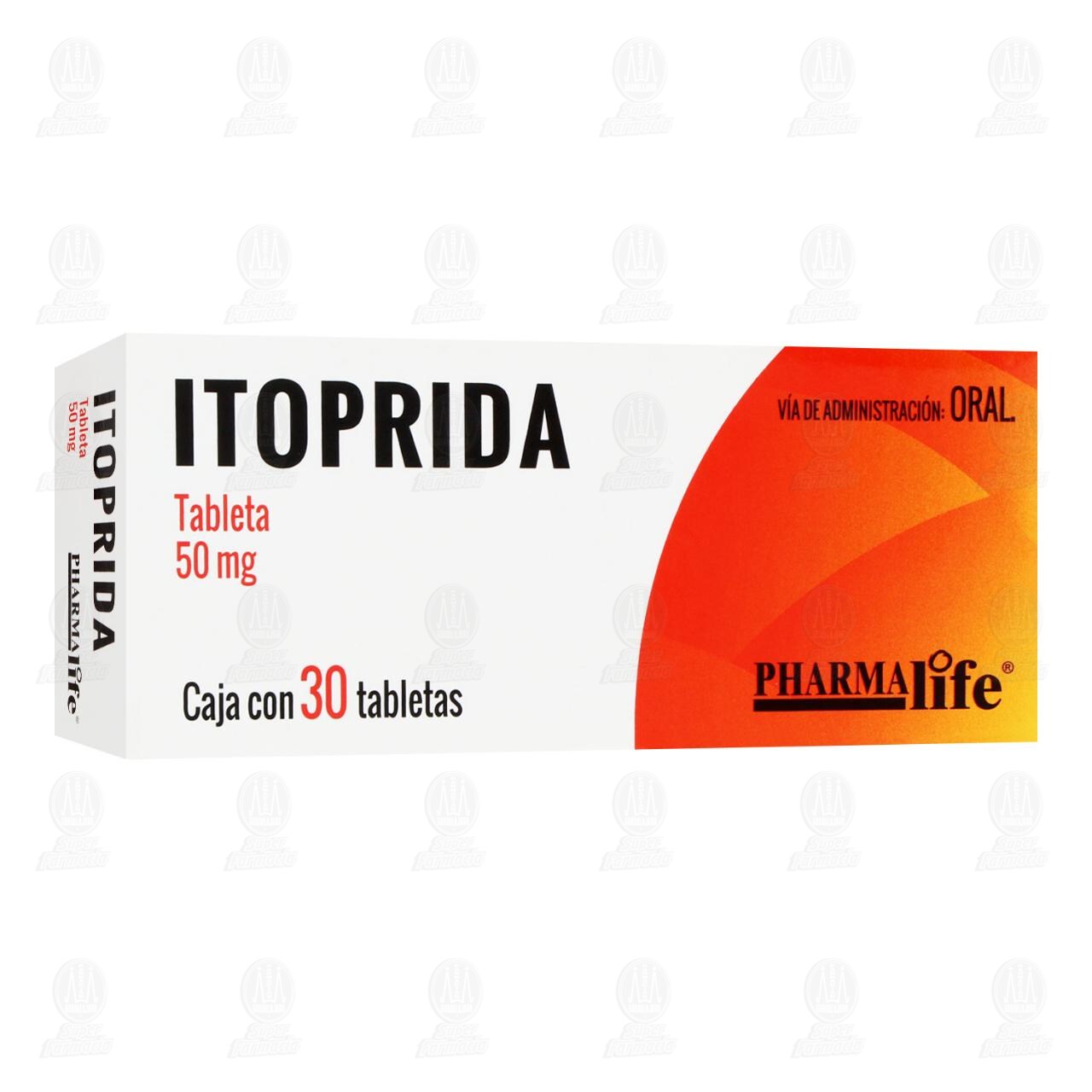 Itoprida 50 mg, 30 Tabletas Pharmalife. image number 0