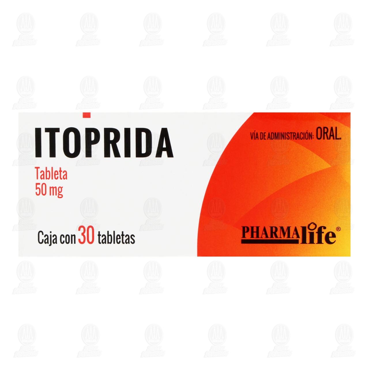 Itoprida 50 mg, 30 Tabletas Pharmalife. image number 2