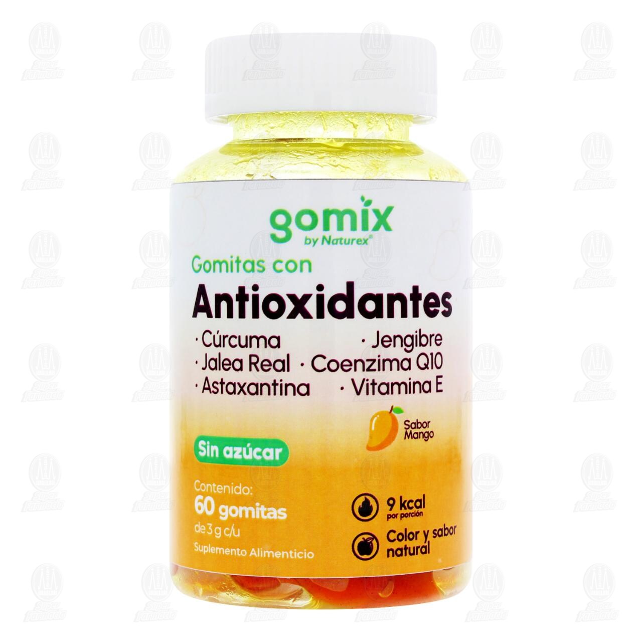 Suplemento Alimenticio Gomix by Naturex Gomitas con Antioxidantes Sabor Mango, 60 Gomitas. image number 1