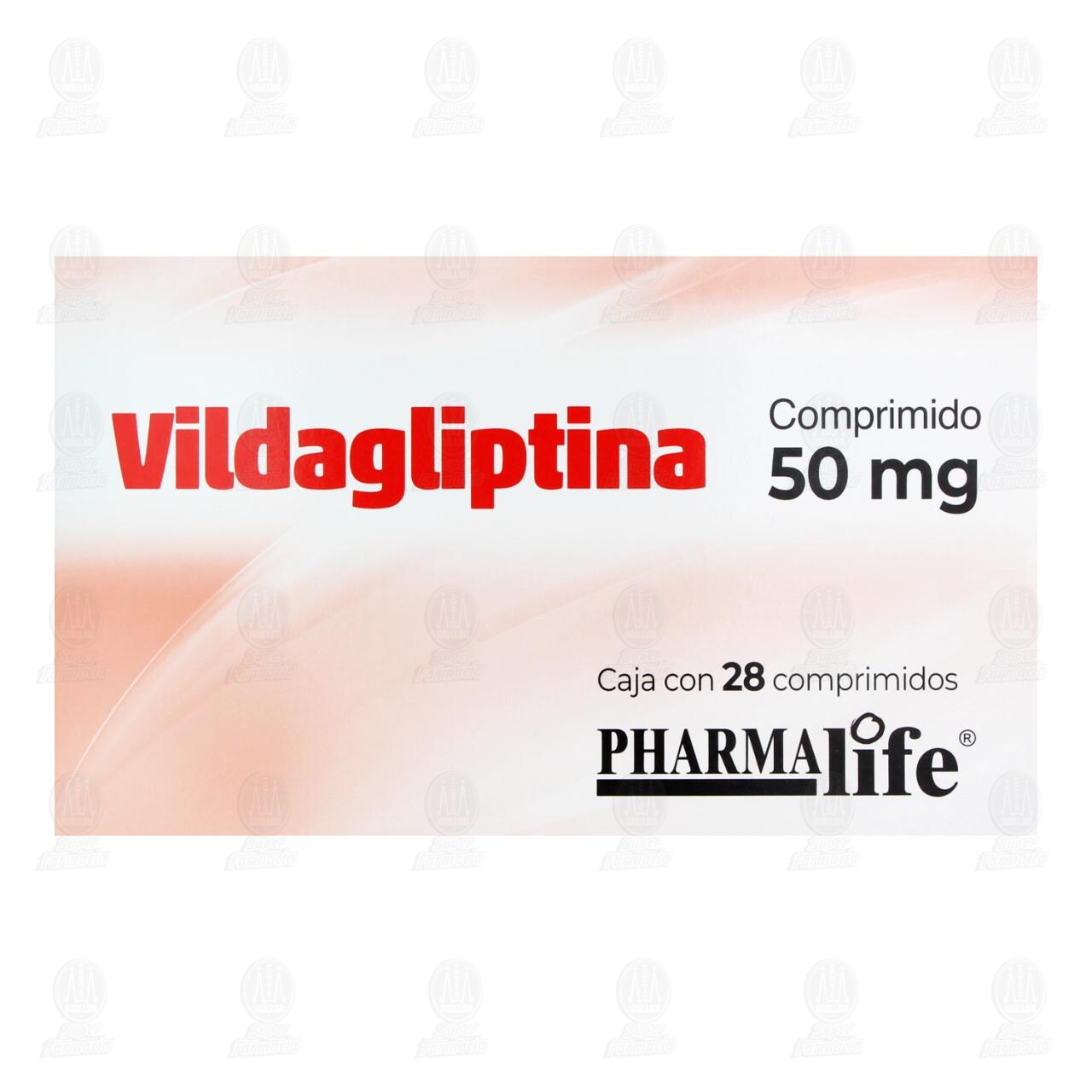 Vildagliptina 50 mg, 28 Comprimidos Pharmalife. image number 1
