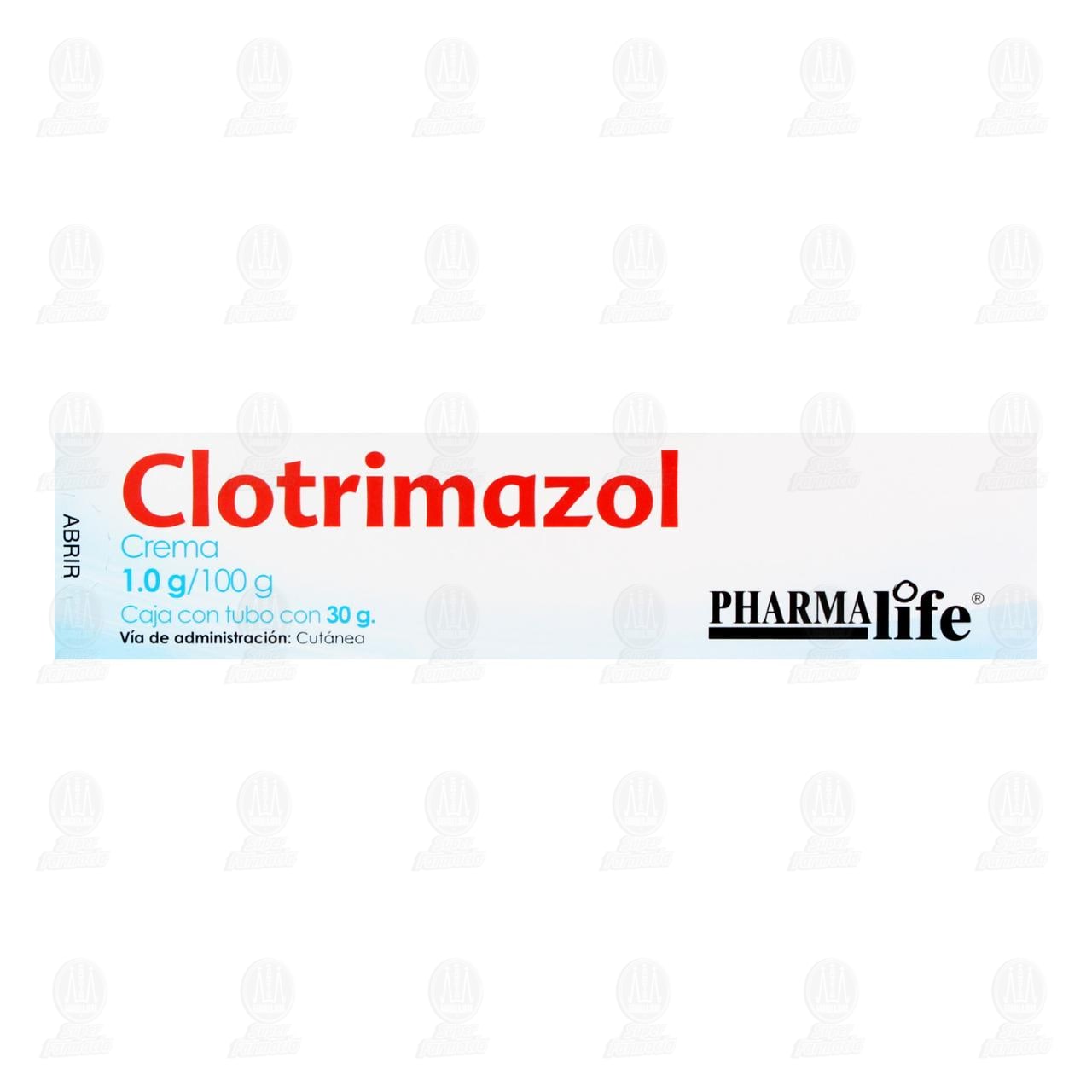 Clotrimazol 1.0gr/100gr Crema, 30 gr Pharmalife. image number 1