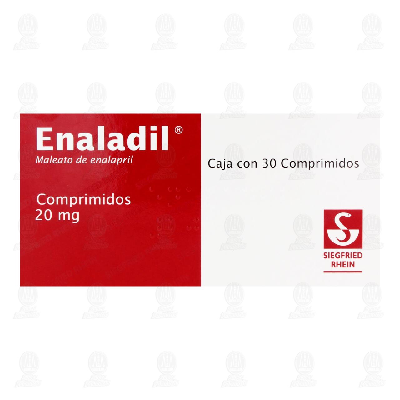 Enaladil 20 mg, 30 Comprimidos. image number 1