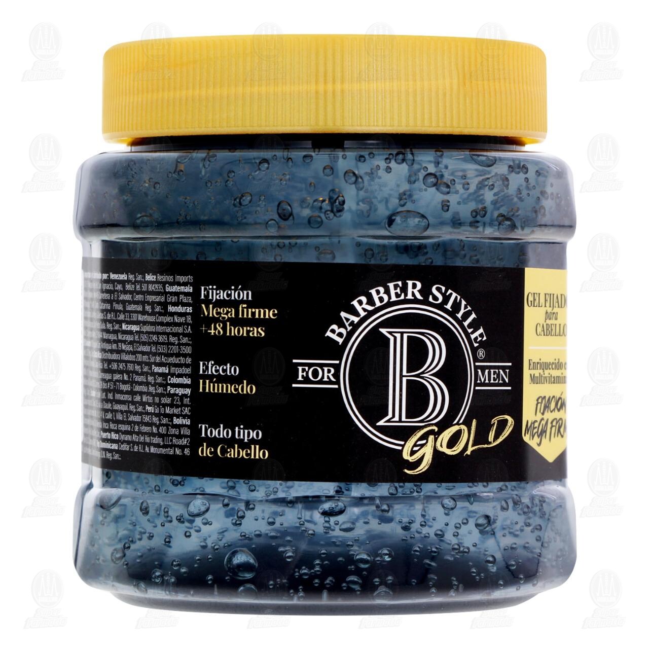 Gel Fijador para Cabello Barber Style Fijaci&oacute;n Mega Firme, 250 gr. image number 0