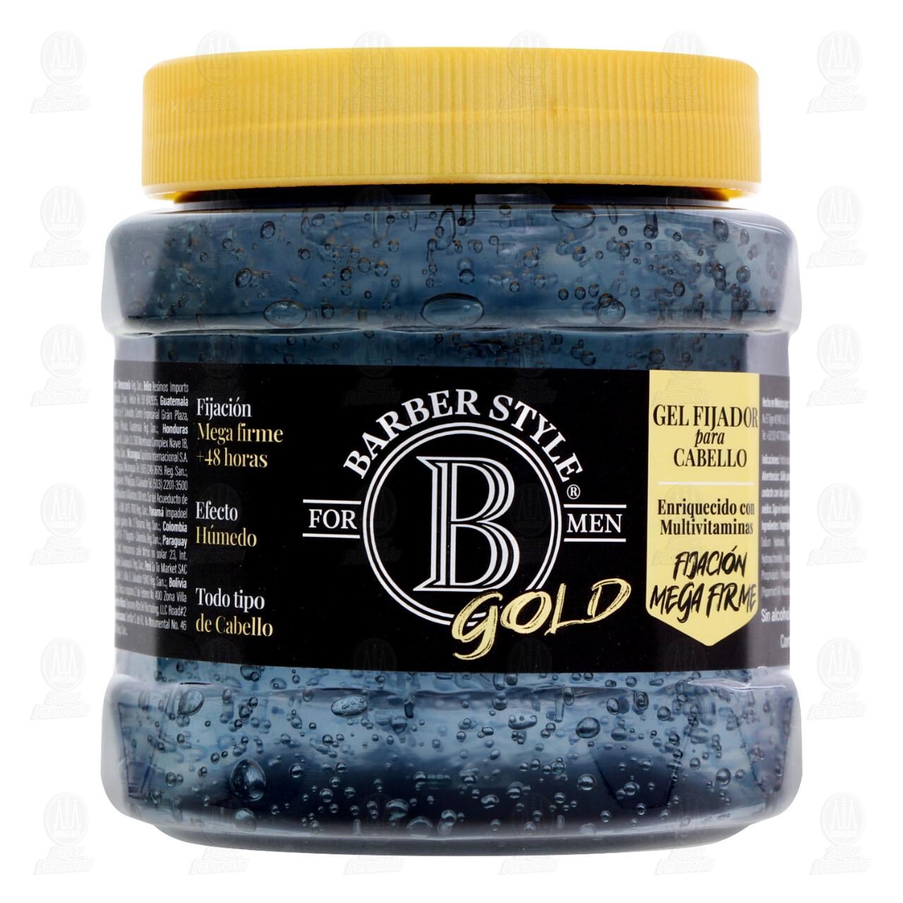 Gel Fijador para Cabello Barber Style Fijaci&oacute;n Mega Firme, 250 gr. image number 1