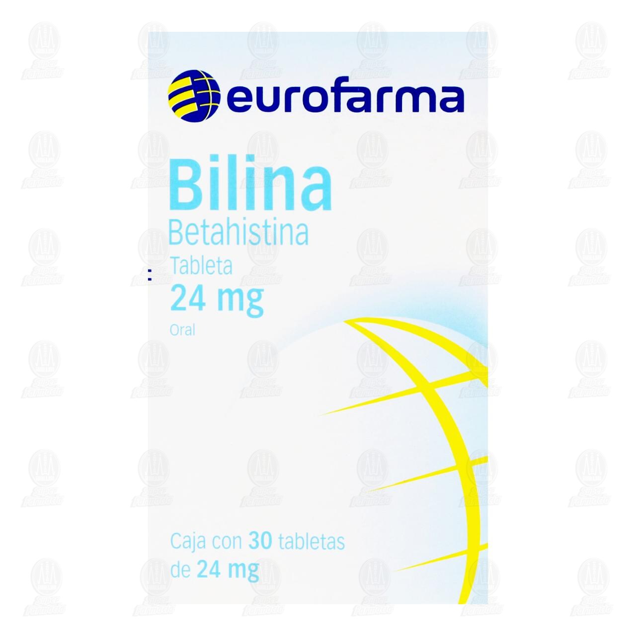 Bilina 24 mg, 30 Tabletas. image number 2