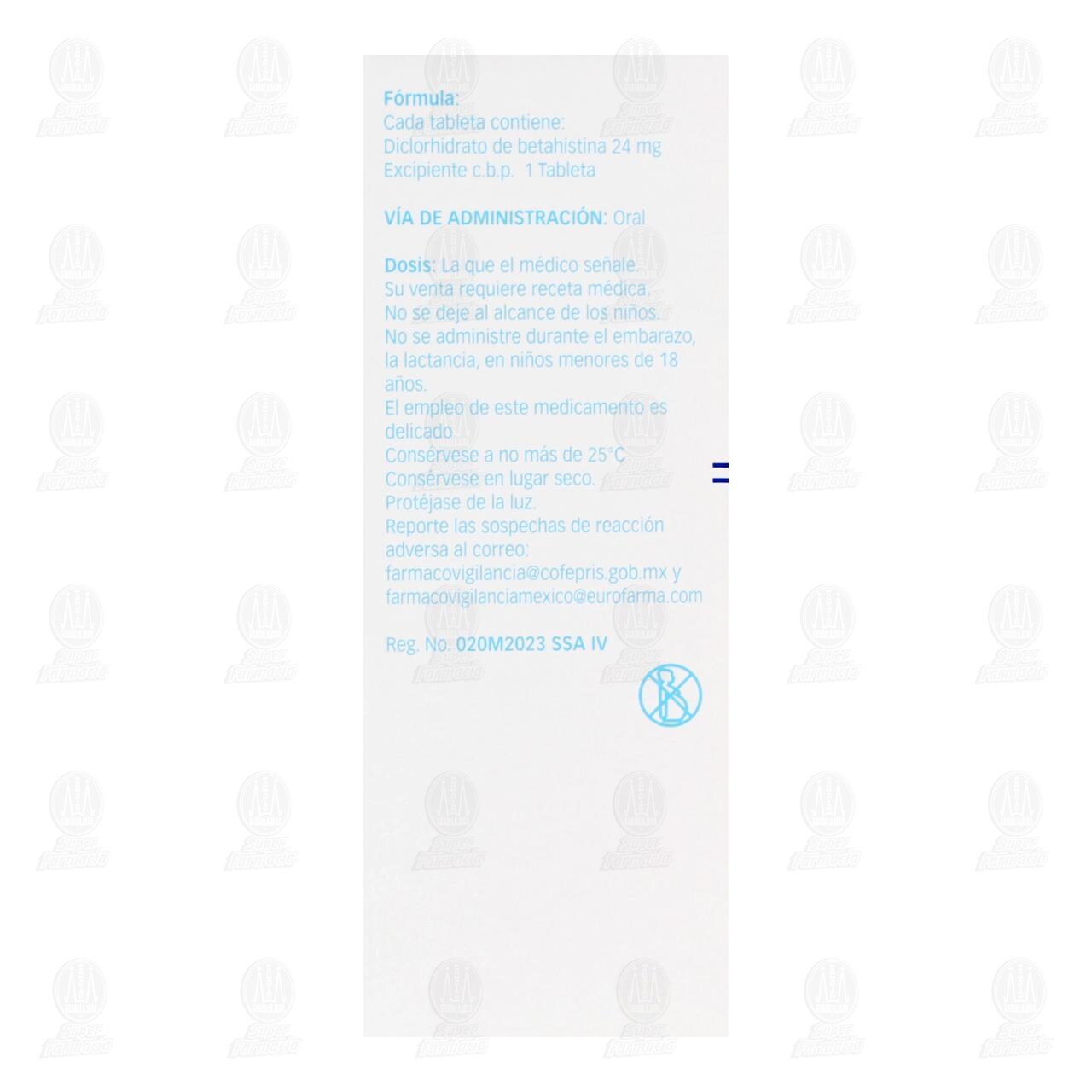 Bilina 24 mg, 30 Tabletas. image number 3