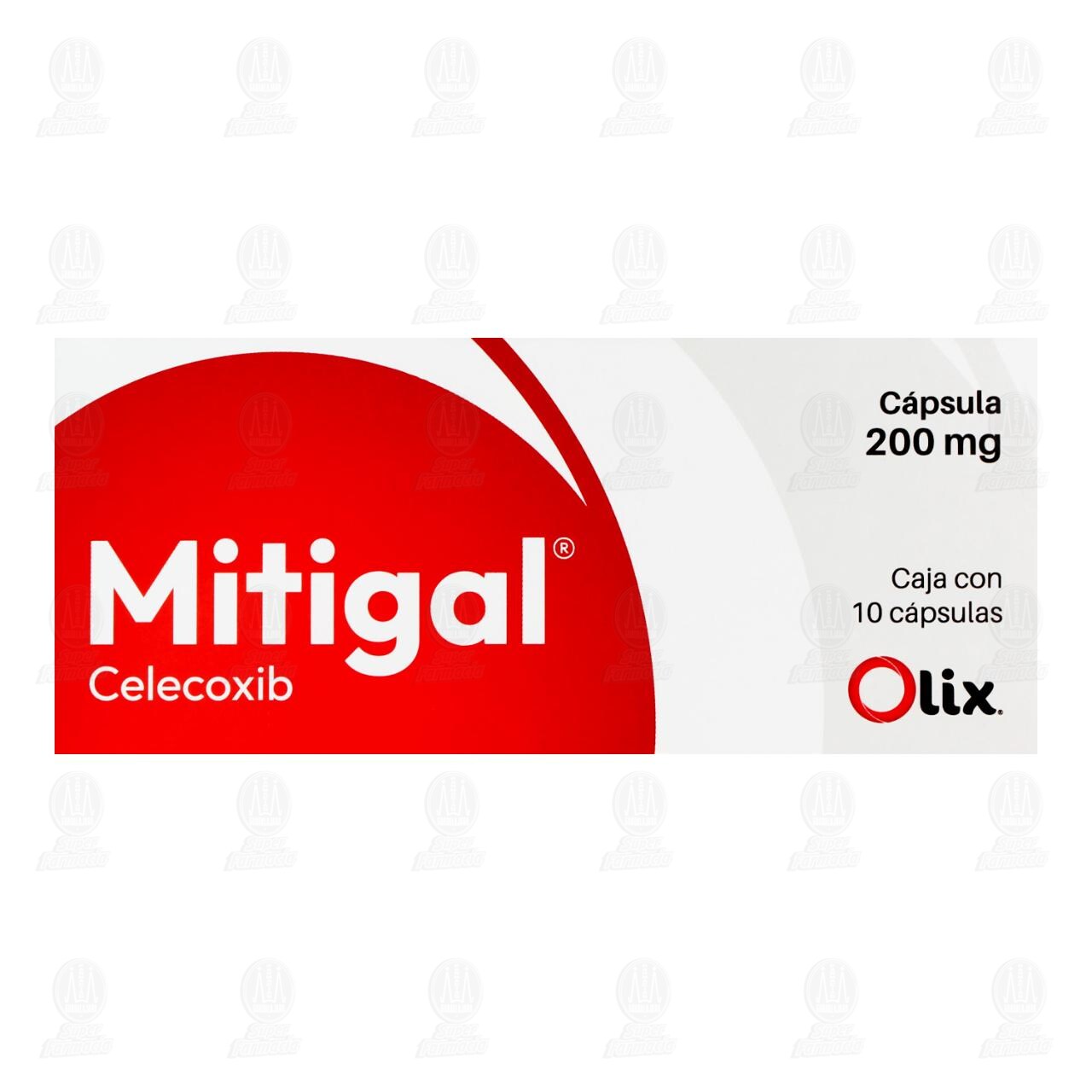 Mitigal 200 mg, 10 C&aacute;psulas. image number 1