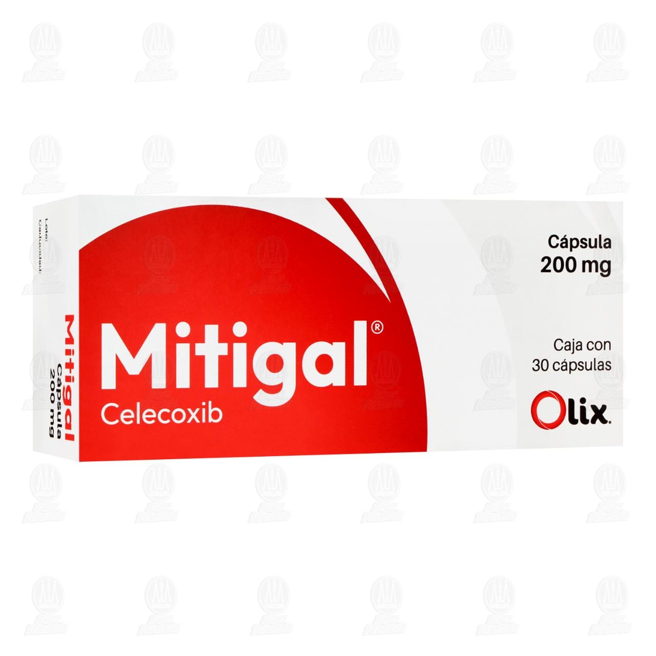 Mitigal 200 mg, 30 C&aacute;psulas.