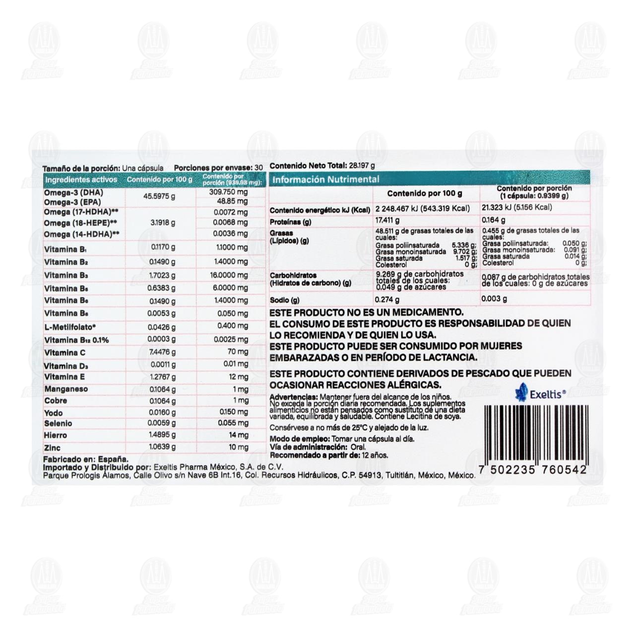 Maxella Suplemento Alimenticio, 30 C&aacute;psulas. image number 2