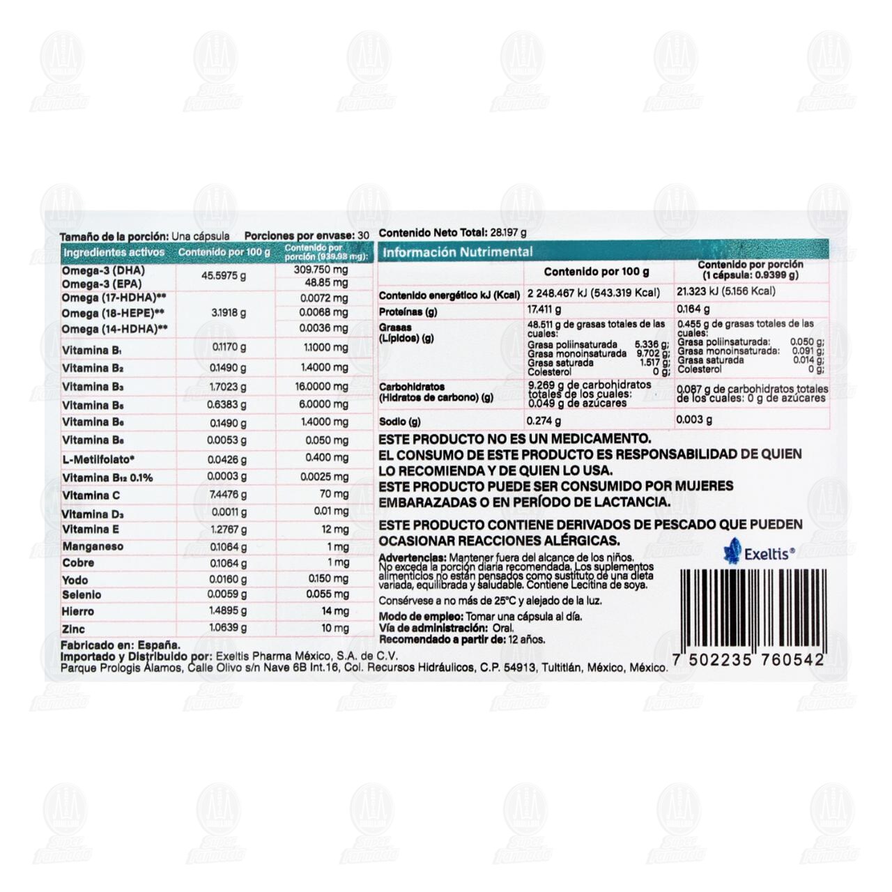 Maxella Suplemento Alimenticio, 30 C&aacute;psulas. image number 2