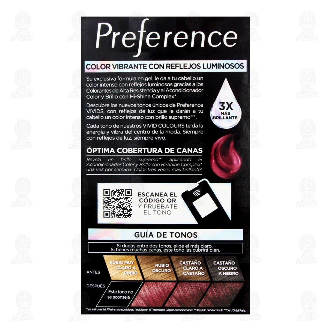 Tinte L'oreal Paris Preference Color Violeta (4.206), 1 pz. image number 2