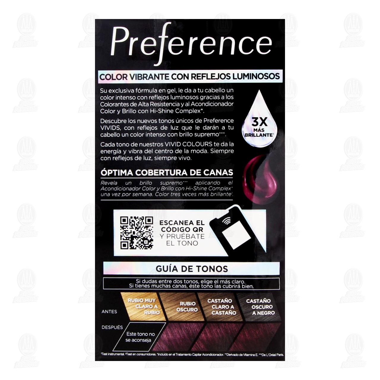 Tinte L'oreal Paris Preference Color Purpura Oscuro (5.206), 1 pz. image number 2