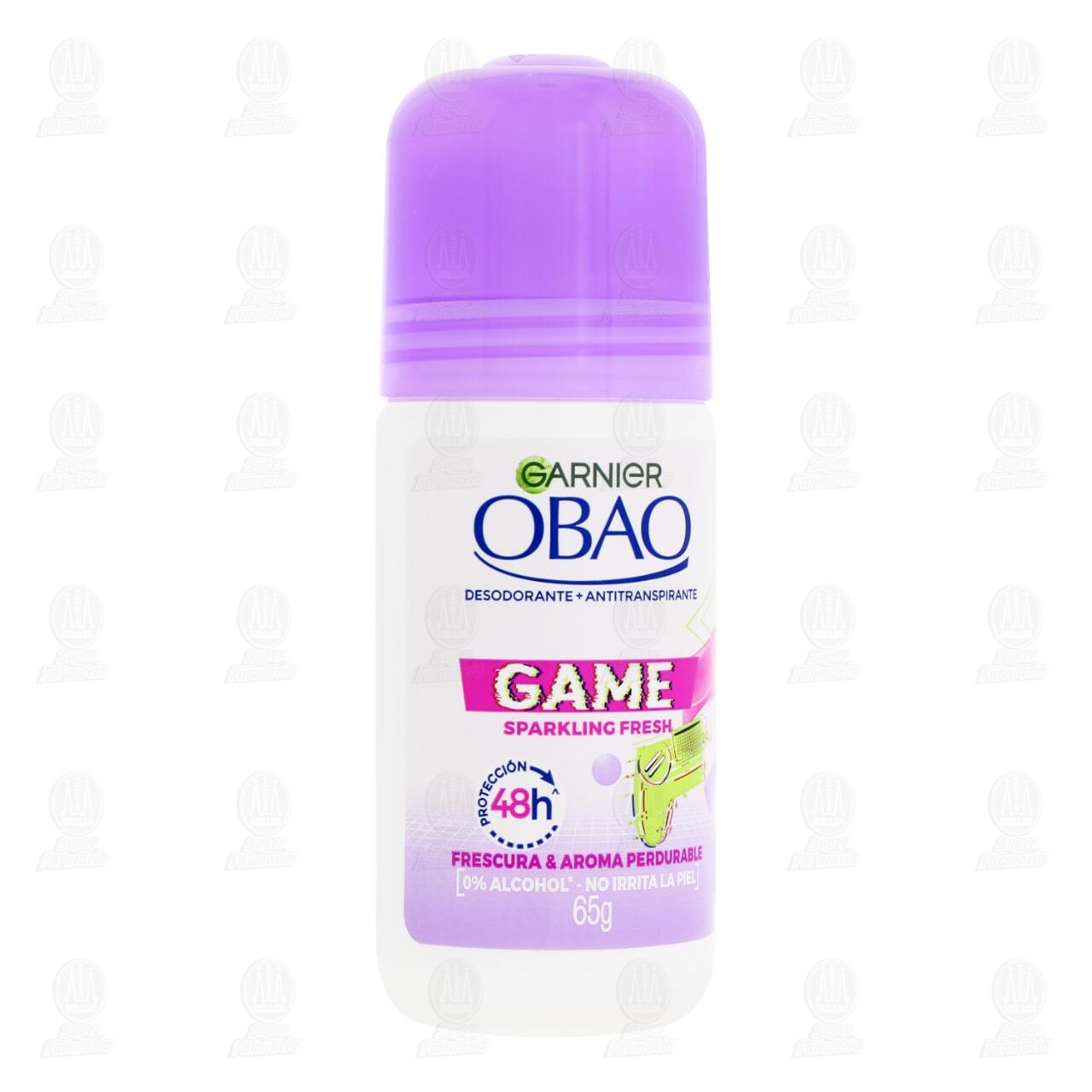 Desodorante + Antitranspirante Garnier Obao Game Sparkling Fresh en Roll-On, 65 gr. image number 0