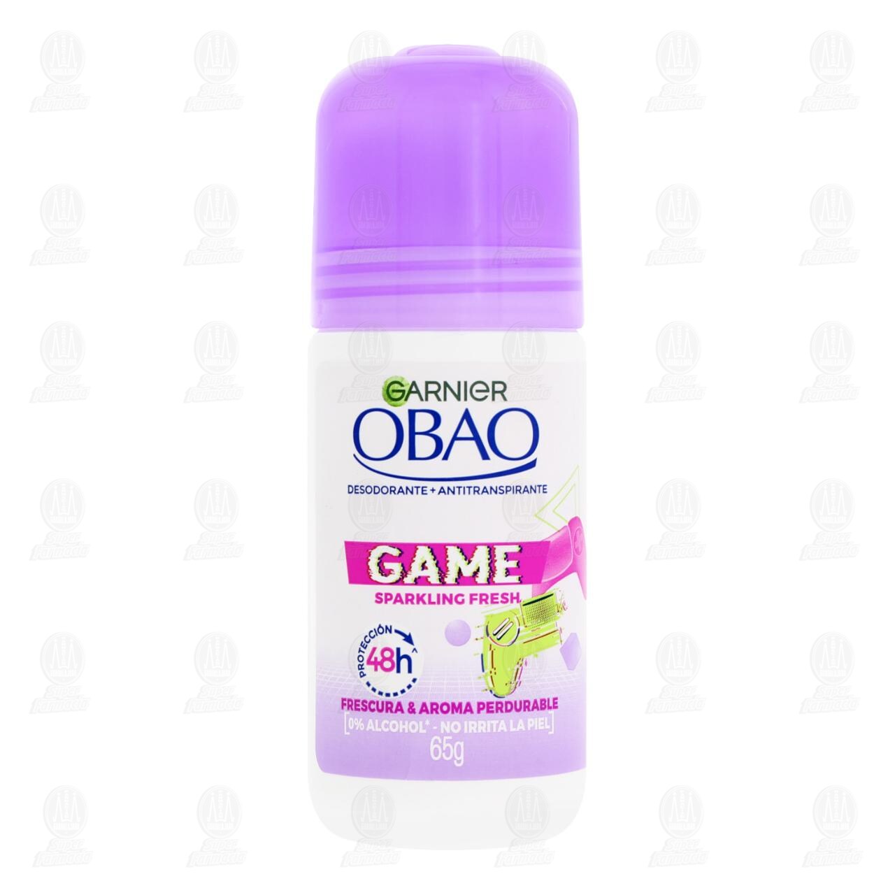 Desodorante + Antitranspirante Garnier Obao Game Sparkling Fresh en Roll-On, 65 gr. image number 1