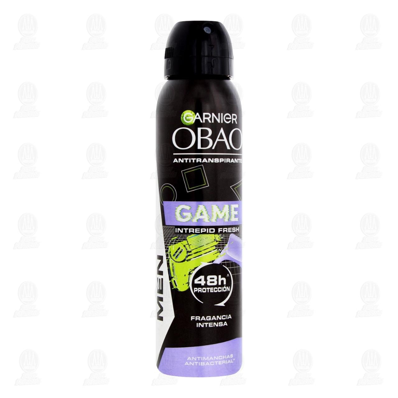 Imagen para Antitranspirante Garnier Obao Men Game Intrepid Fresh Fragancia Intensa en Aerosol, 150 ml.