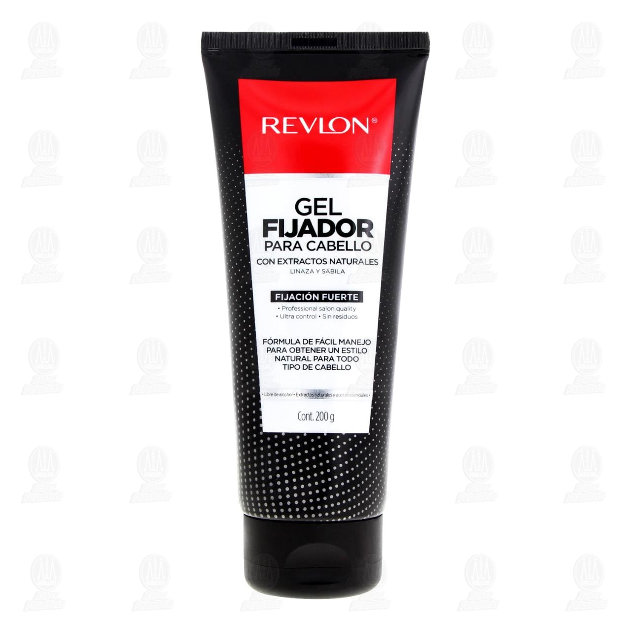 Imagen para Gel Fijador Revlon para Cabello Fijación Fuerte, 200 gr.