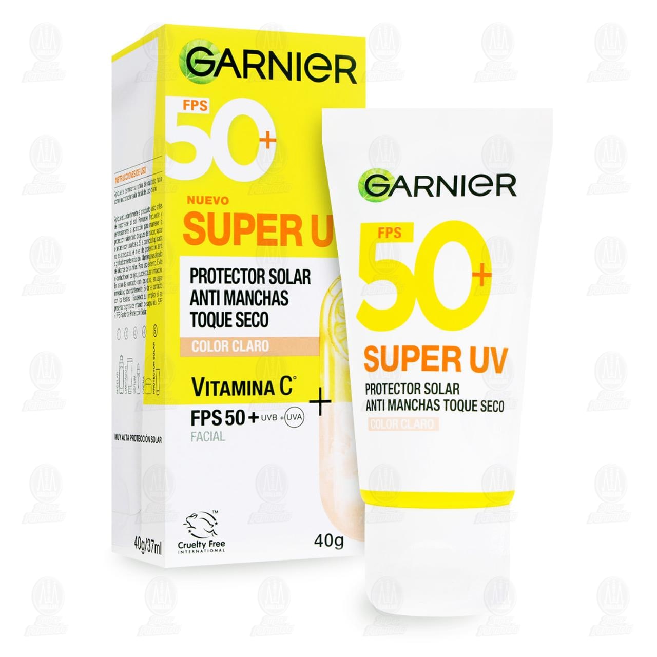 Protector Solar Garnier FPS 50+ Color Claro Anti Manchas Toque Seco, 40 gr. image number 3