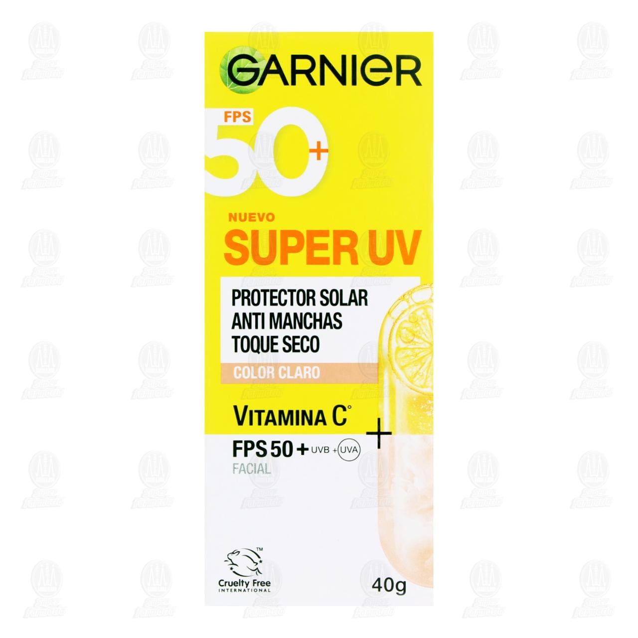 Protector Solar Garnier FPS 50+ Color Claro Anti Manchas Toque Seco, 40 gr. image number 1
