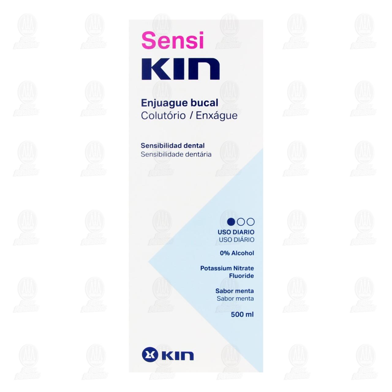 Sensikin Enjuague Bucal Colut&oacute;rio, 500 ml. image number 1