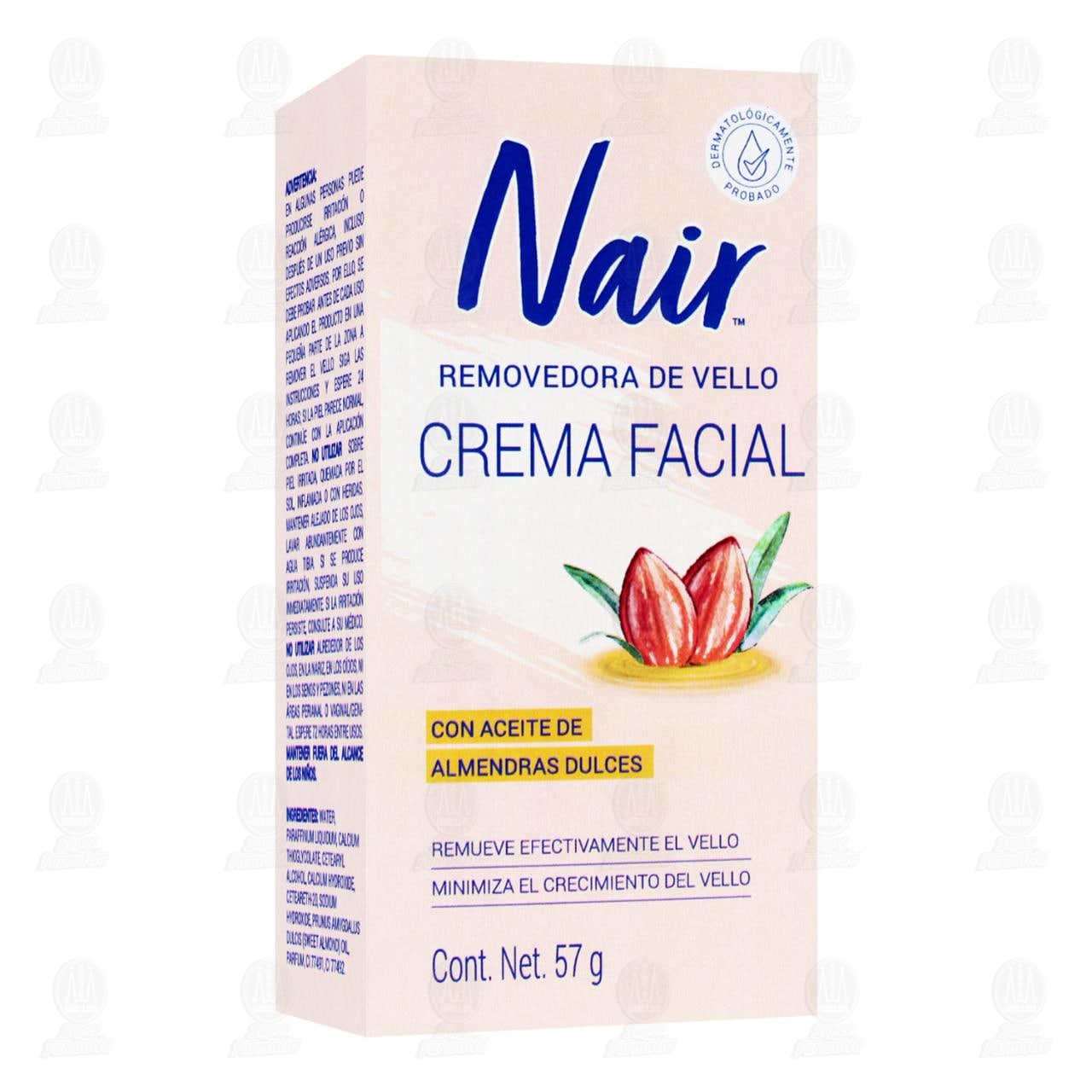 Imagen para Crema Facial Nair Removedora de Vello, 57 gr.
