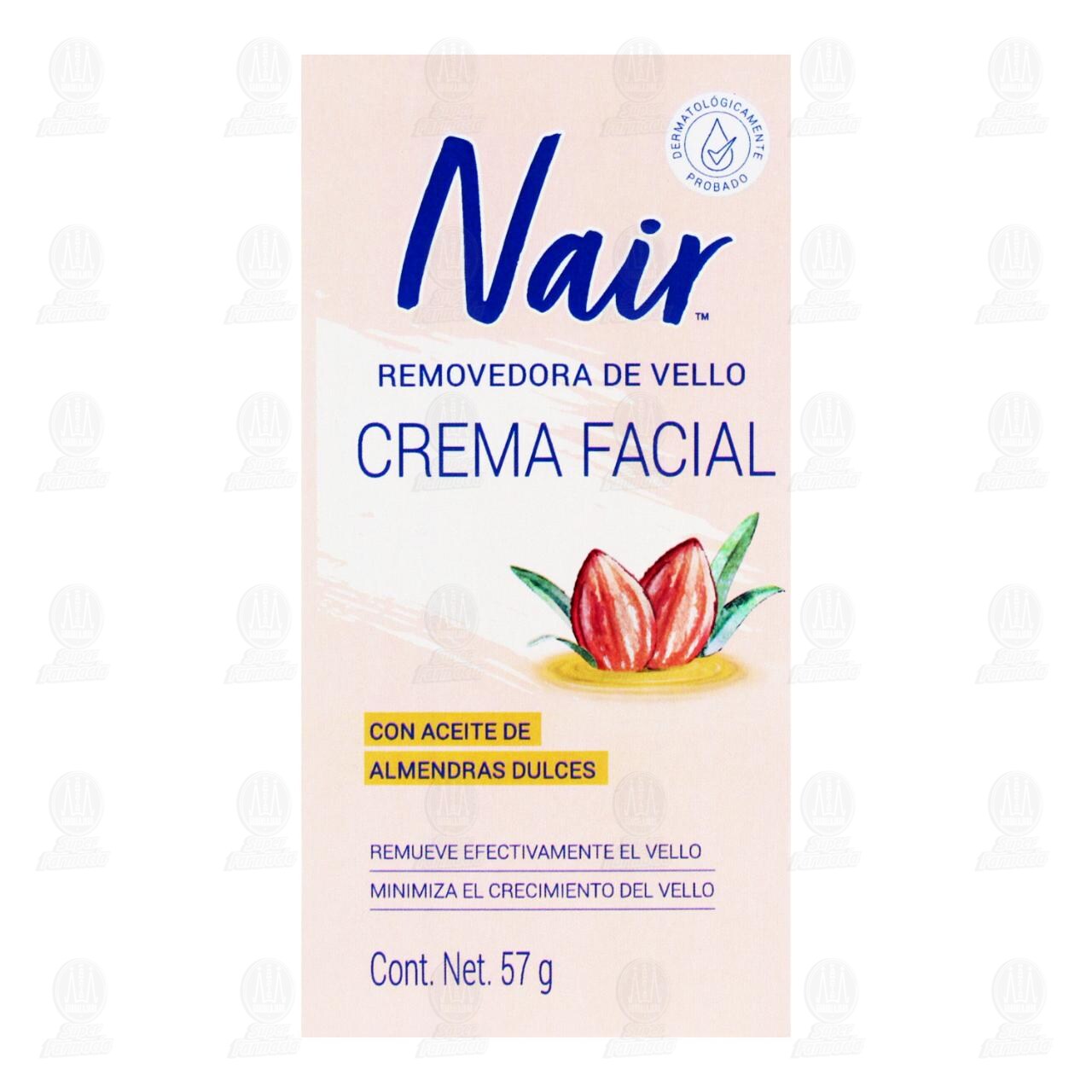 Crema Facial Nair Removedora de Vello, 57 gr. image number 1