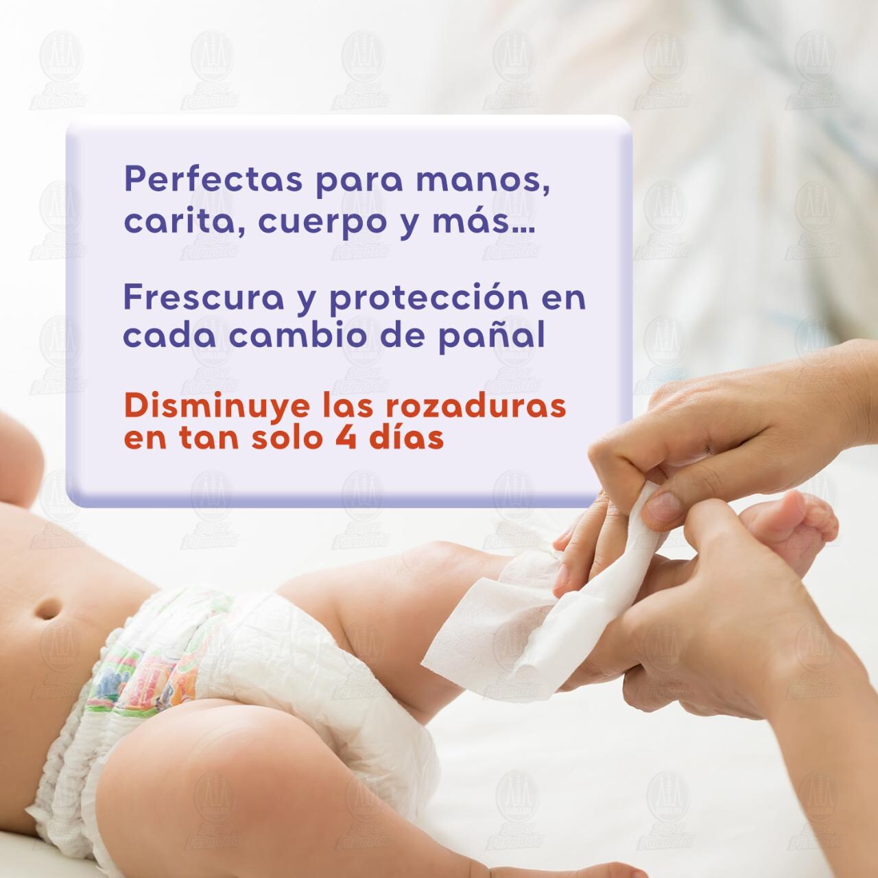 Toallas H&uacute;medas Petit Care Anti-Rozaduras, 72 pzas. image number 3