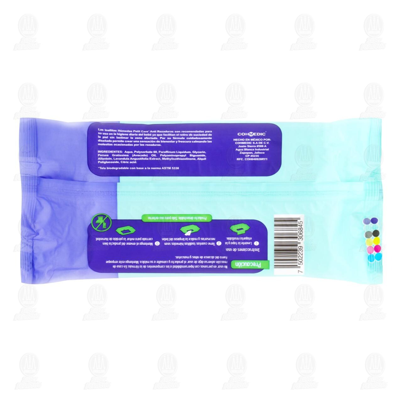 Toallas H&uacute;medas Petit Care Anti-Rozaduras, 72 pzas. image number 1